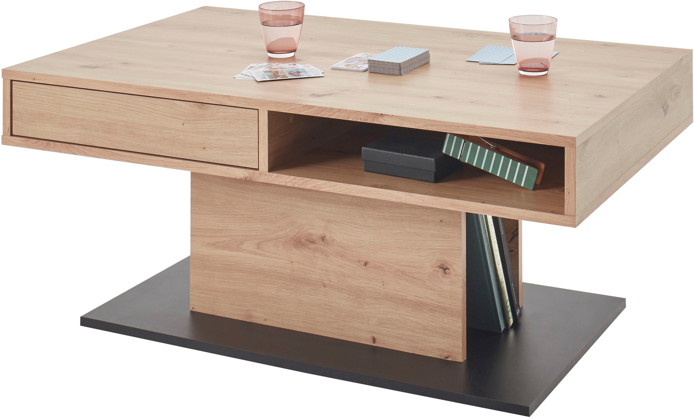 Stolkom Couchtisch »Activio«, rollbar, Tisch mit Schubkasten