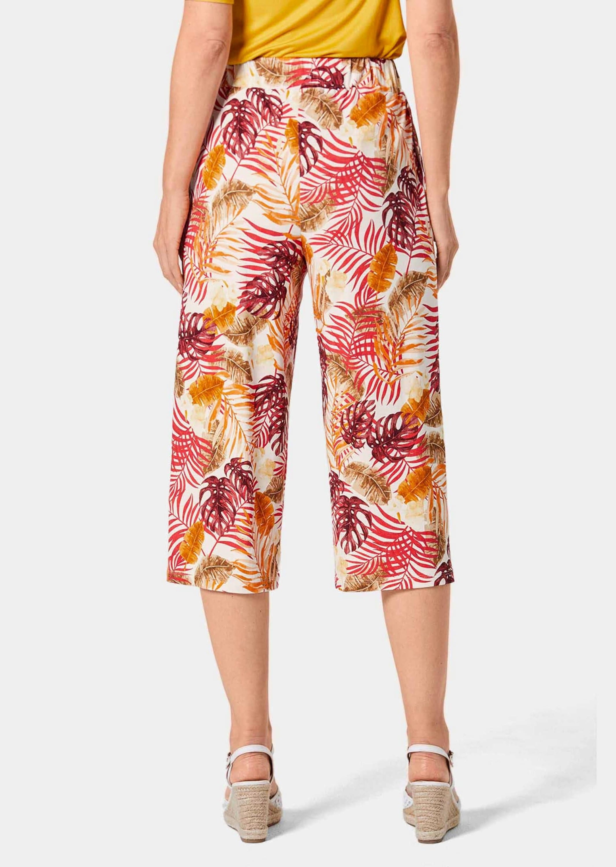 GOLDNER 2-in-1-Hose »Druckhose Louisa Attraktive Druckhose Louisa mit weichem Fall«
