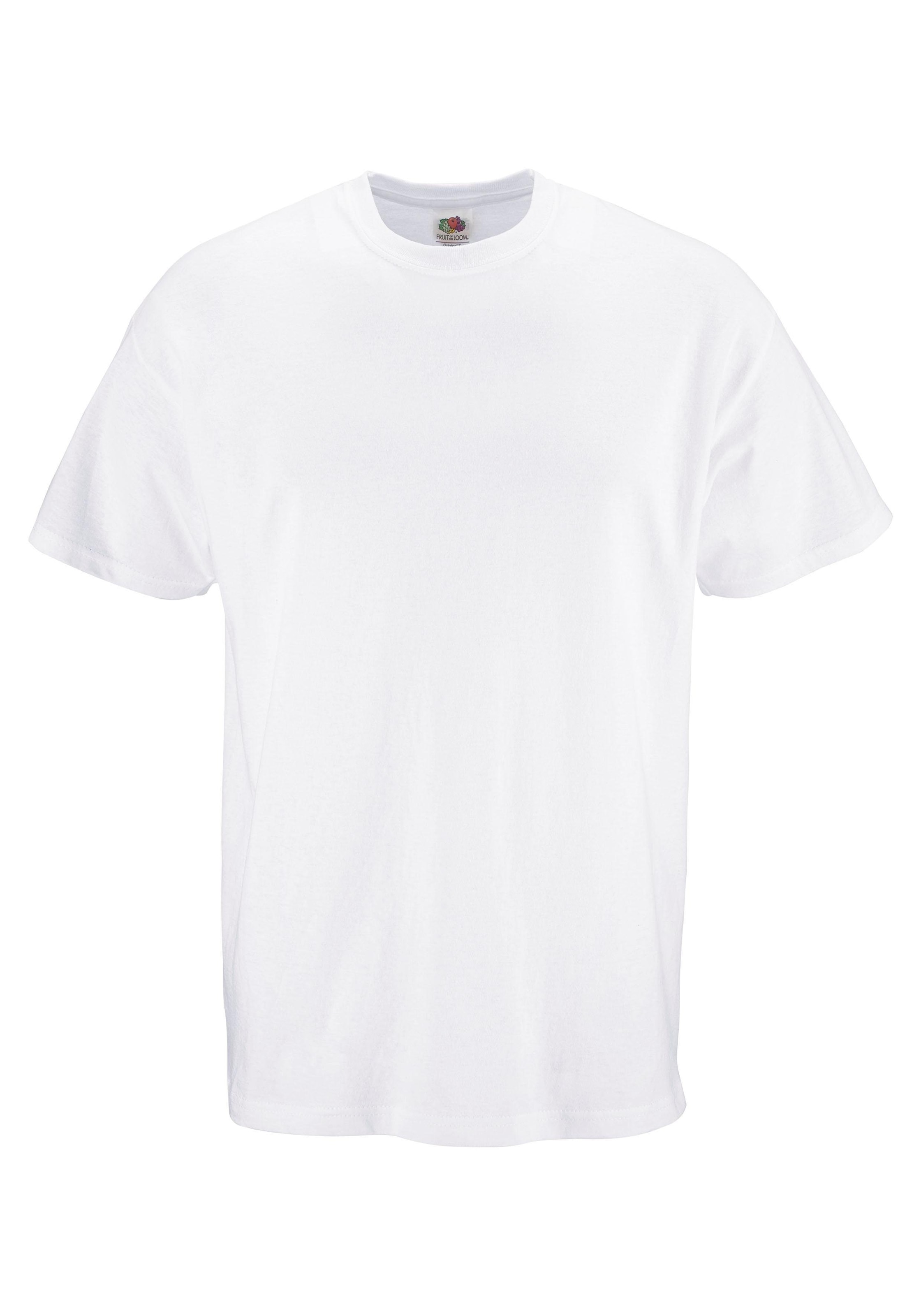 Fruit of the Loom T-Shirt », sechs Stück in unterschiedlicher Farbkomination«, (Packung, 6 tlg., 6er-Pack), mit Rundhalsausschnitt