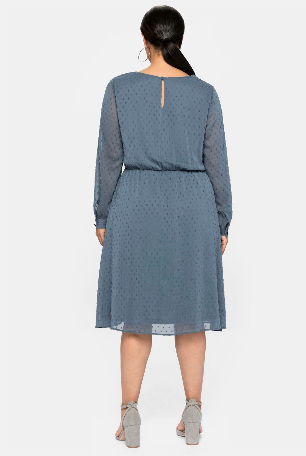 Sheego Chiffonkleid "Abendkleid" günstig online kaufen
