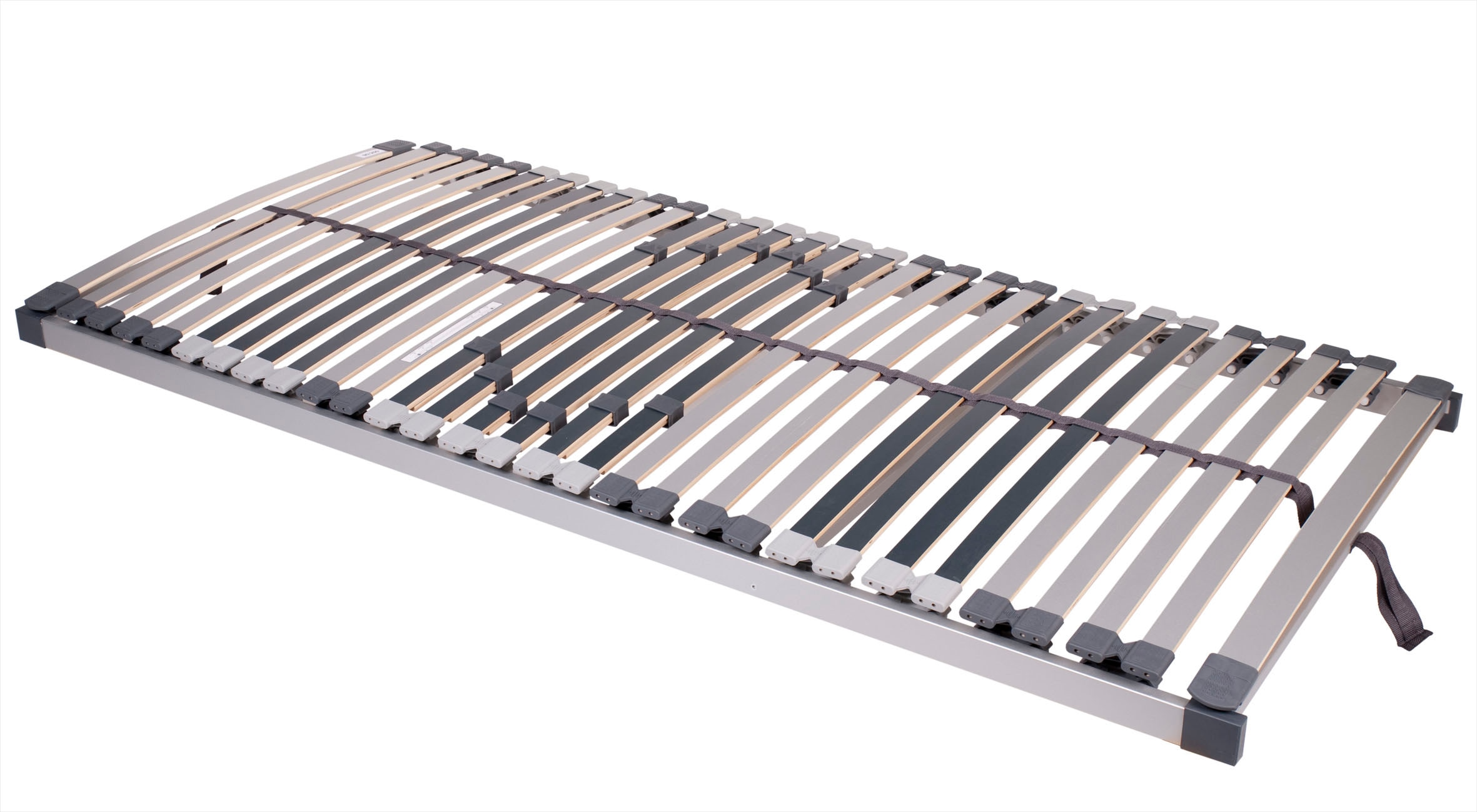 Lattenrost HEMAFA, B:120cm H:7cm L:200cm, schwarz, Lattenroste, "BASIC PLUS NV"