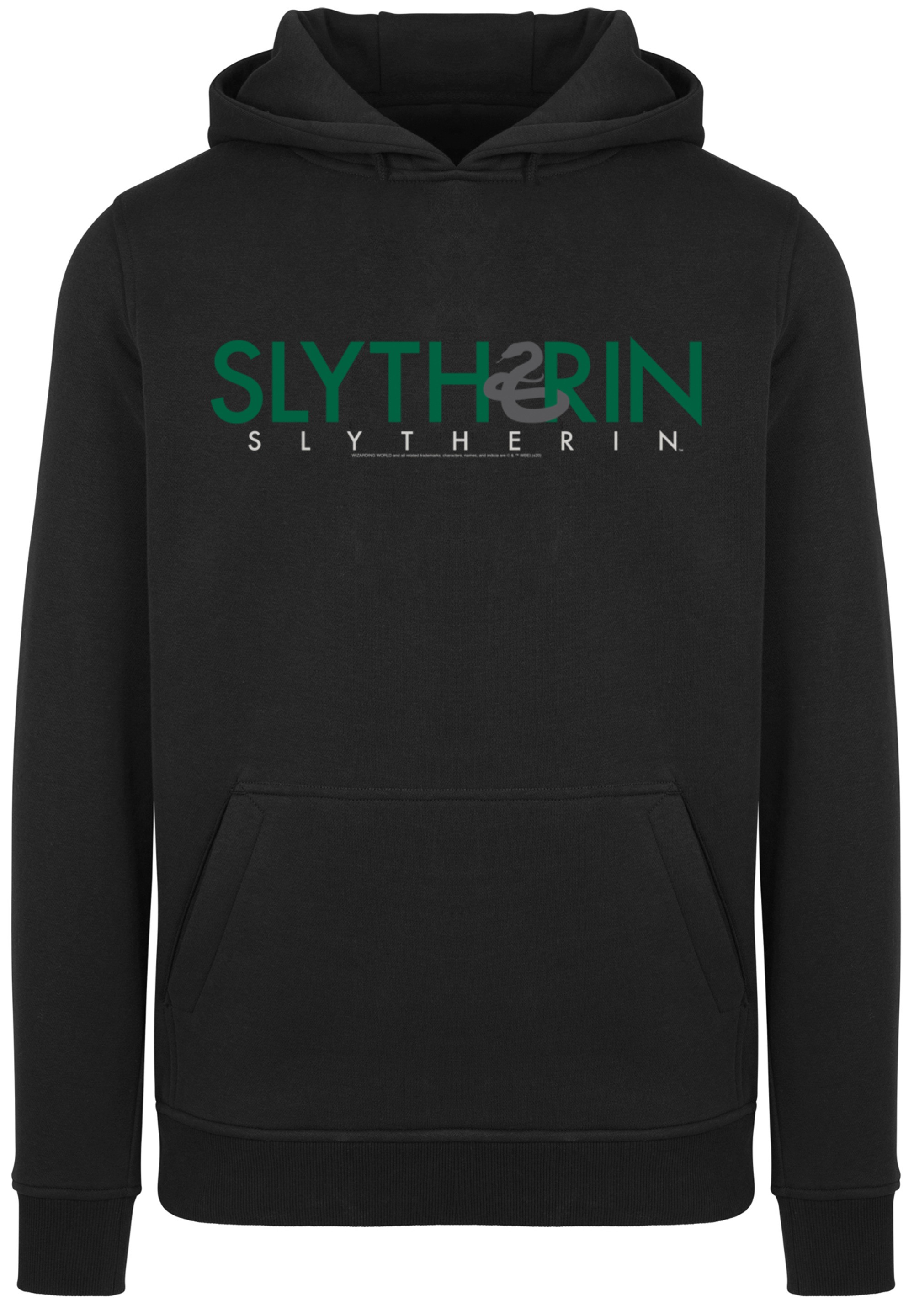F4NT4STIC Kapuzenpullover »Harry Potter Slytherin Text«, Print