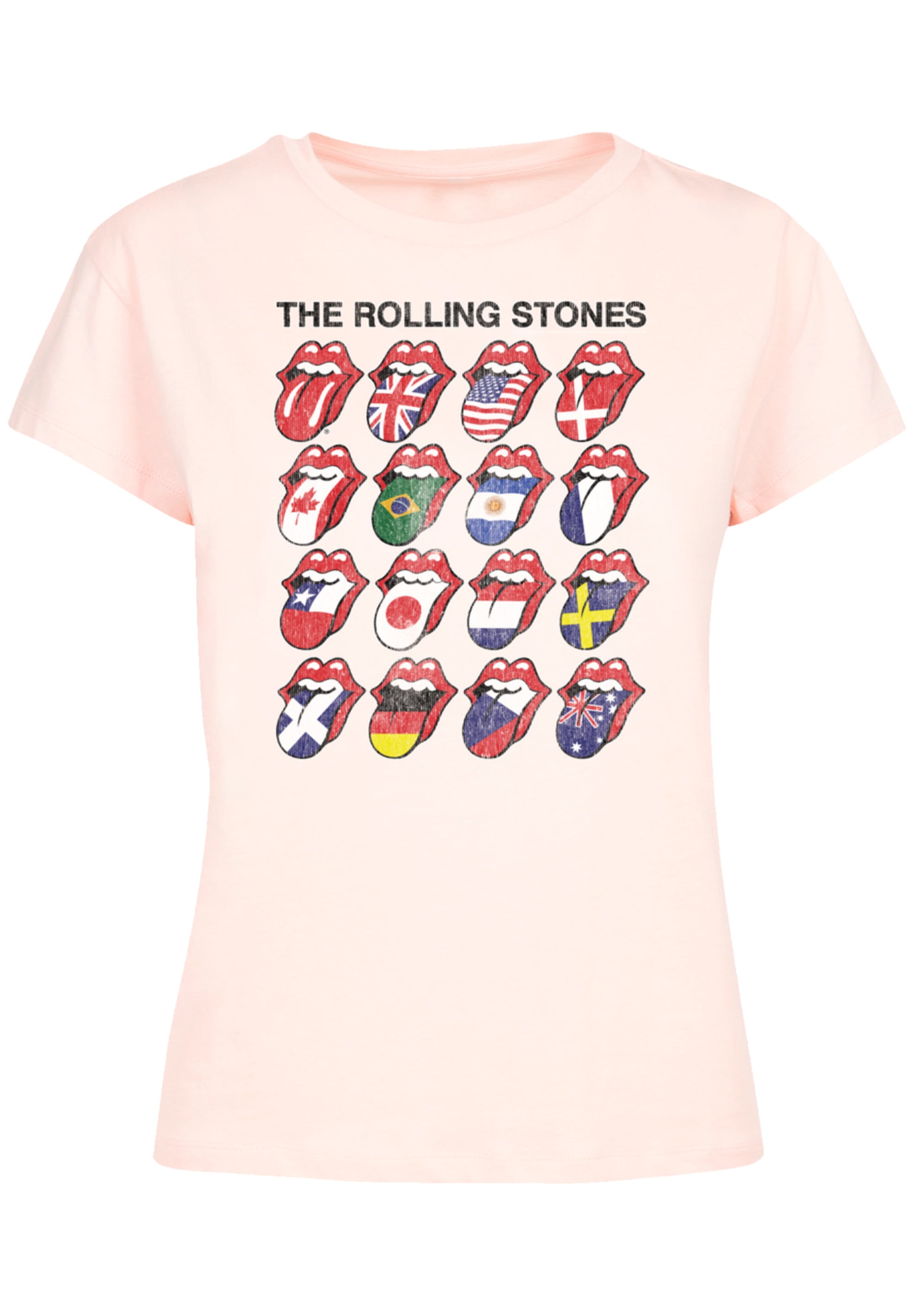 F4NT4STIC T-Shirt »The Rolling Stones Voodoo Lounge Tongues«, Musik, Band, Logo