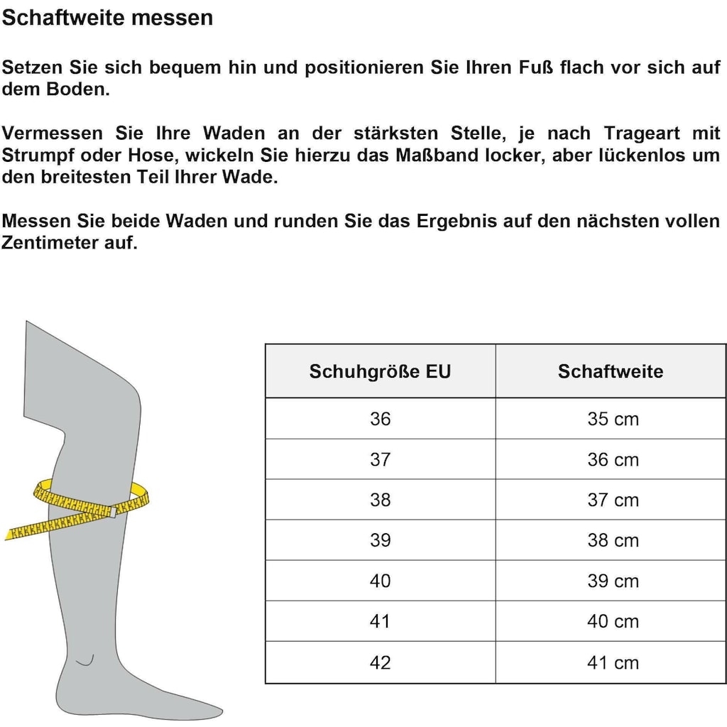 Rieker Stiefel, mit Schnallenverzierung