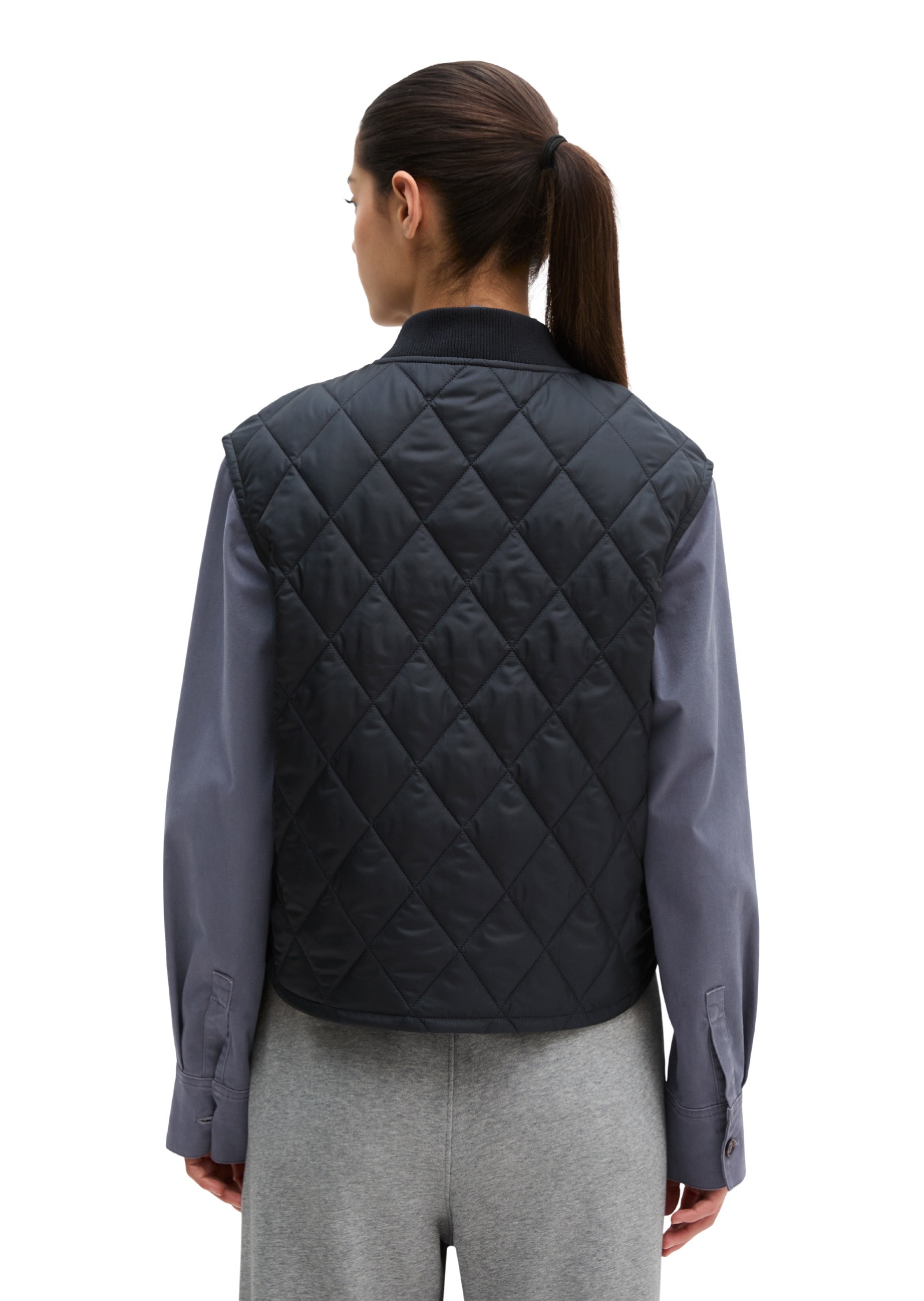 Marc O'Polo Steppweste Women's Quilted Vest Deep Night Blue 38 2