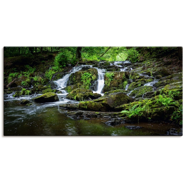 Artland Wandbild »Wasserfall Panorama«, Wasserfallbilder, (1 St.), als  Alubild, Leinwandbild, Wandaufkleber oder Poster in versch. Größen kaufen |  BAUR