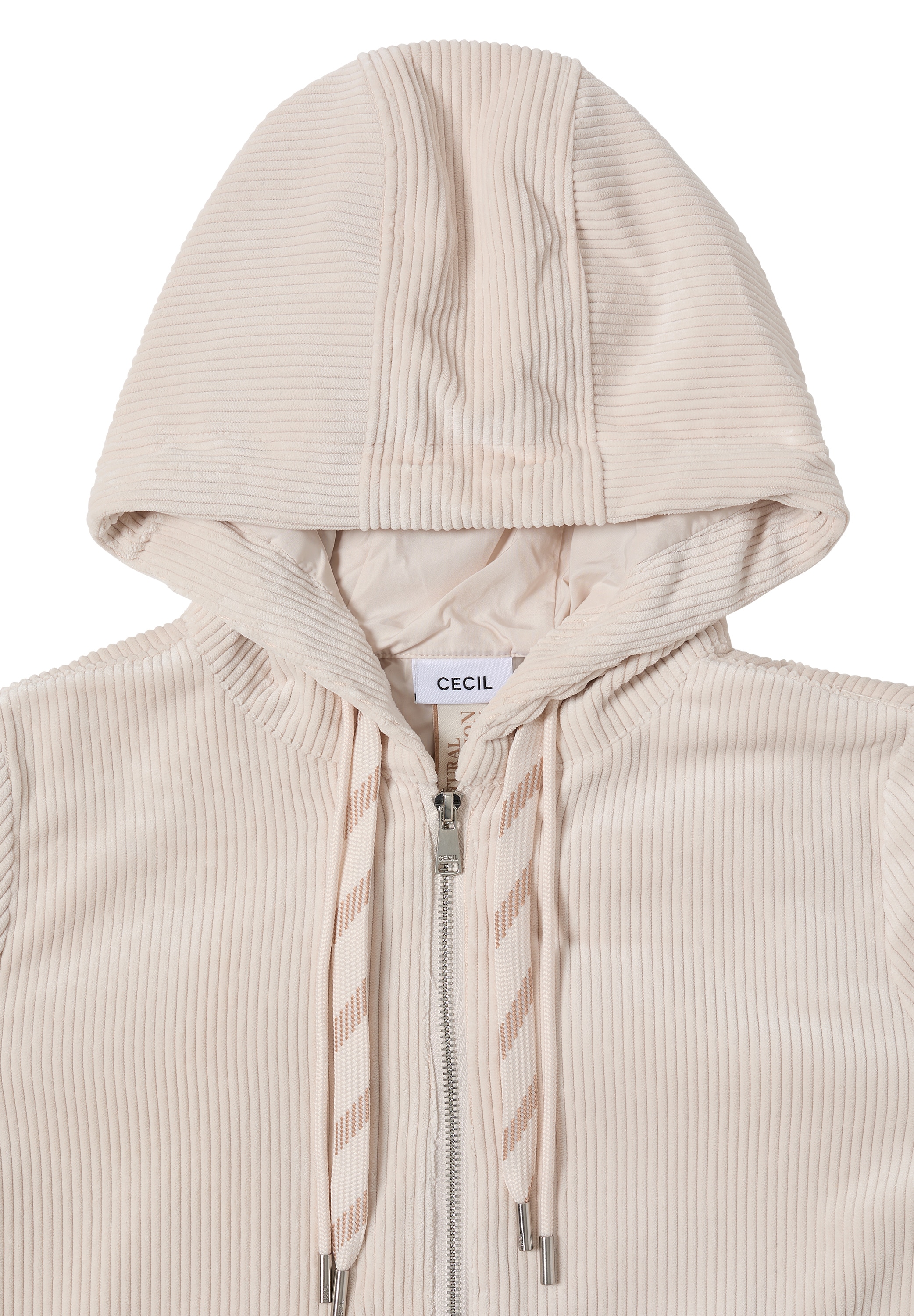 Cecil Cordjacke mit Kapuze mit Kapuze mit Tunnelzugband
