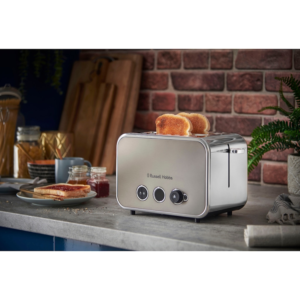 RUSSELL HOBBS Toaster »Distinctions Titanium 26432-56«, 2 kurze Schlitze, für 2 Scheiben, 1600 W