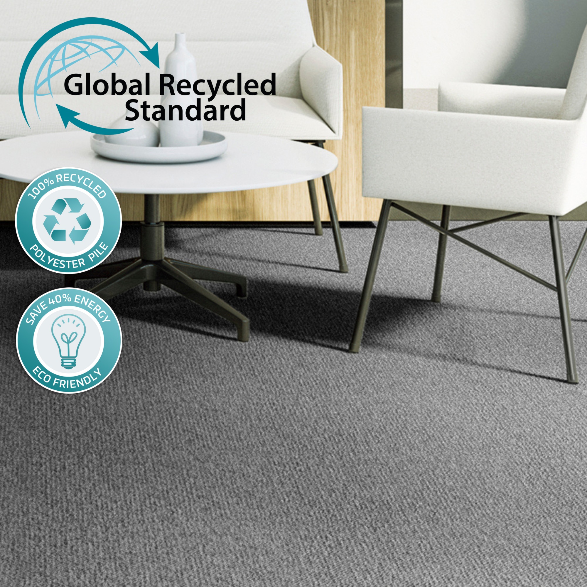 Andiamo Teppichboden "Bruce, Schlinge" rechteckig 4 mm Höhe meliert. Breite günstig online kaufen