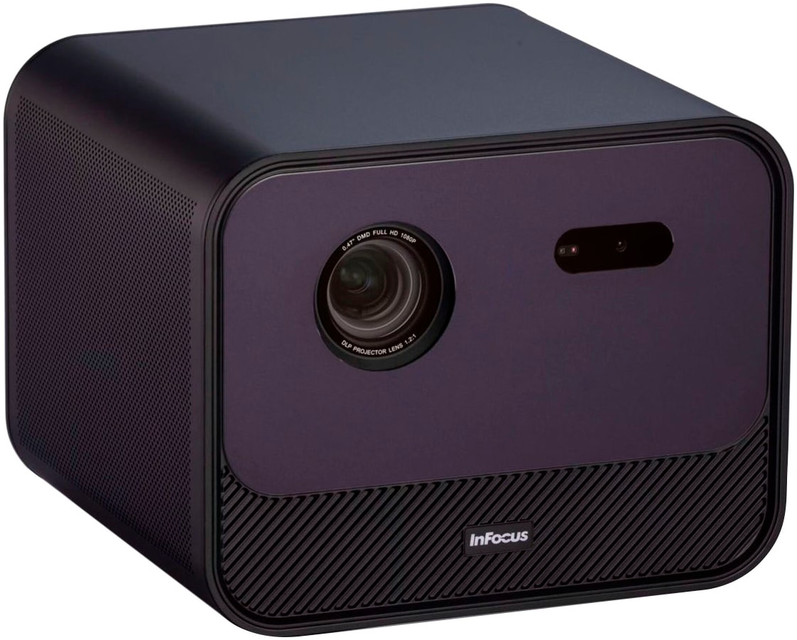 INFOCUS Beamer "LED-DLP-Beamer, 1200 Lumen, Full HD, 2x20W Sound, HDMI ARC, 130" max", B:18,7cm H:15,7cm T:19,8cm, schwarz, Beamer