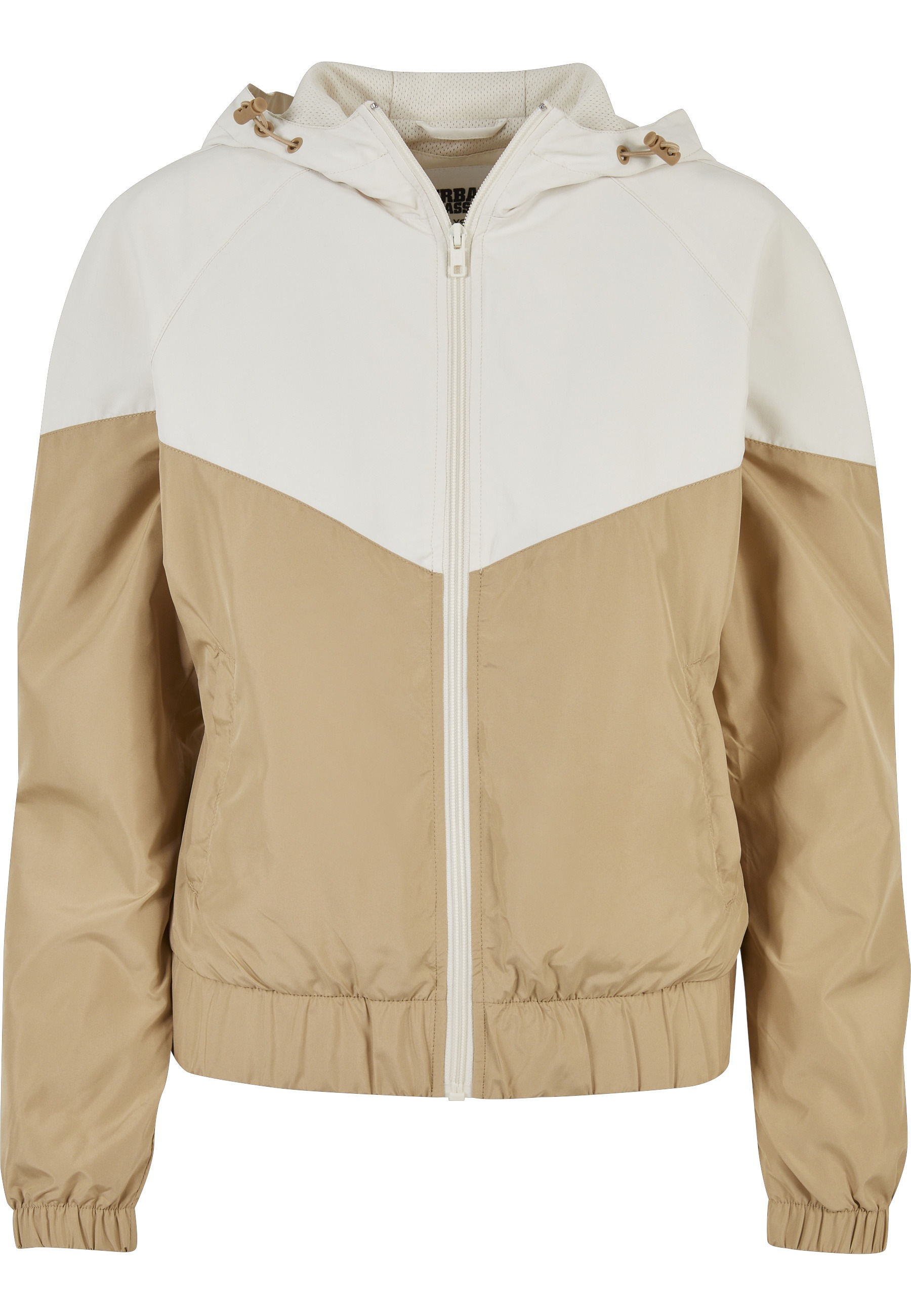 URBAN CLASSICS Anorak »Urban Classics Damen Ladies Arrow Windbreaker« 1 Stk. tlg. mit Kapuze