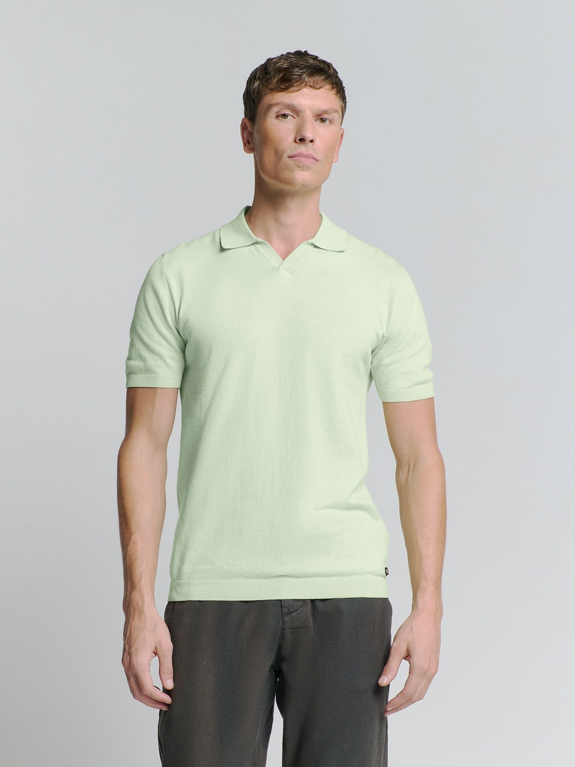 NO EXCESS T-Shirt "No Excess Poloshirt mit kurzen Ärmeln" günstig online kaufen