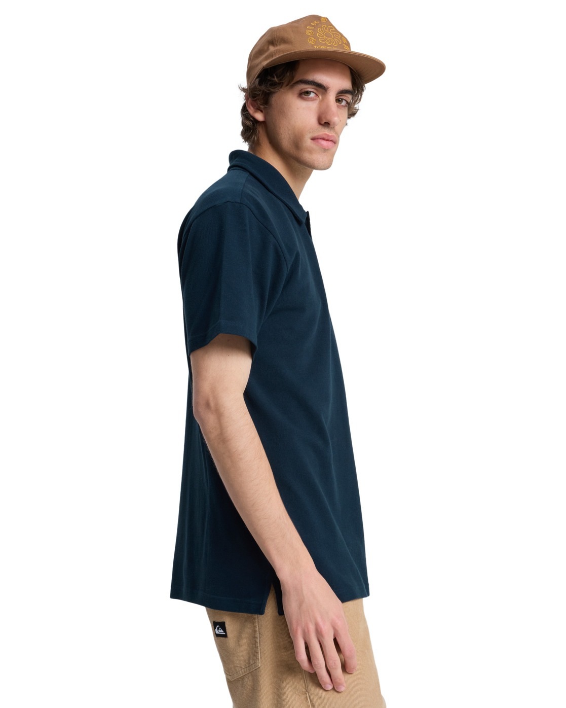 Quiksilver Polo à Manches Courtes Mw Pique Dark Navy L Homme 5