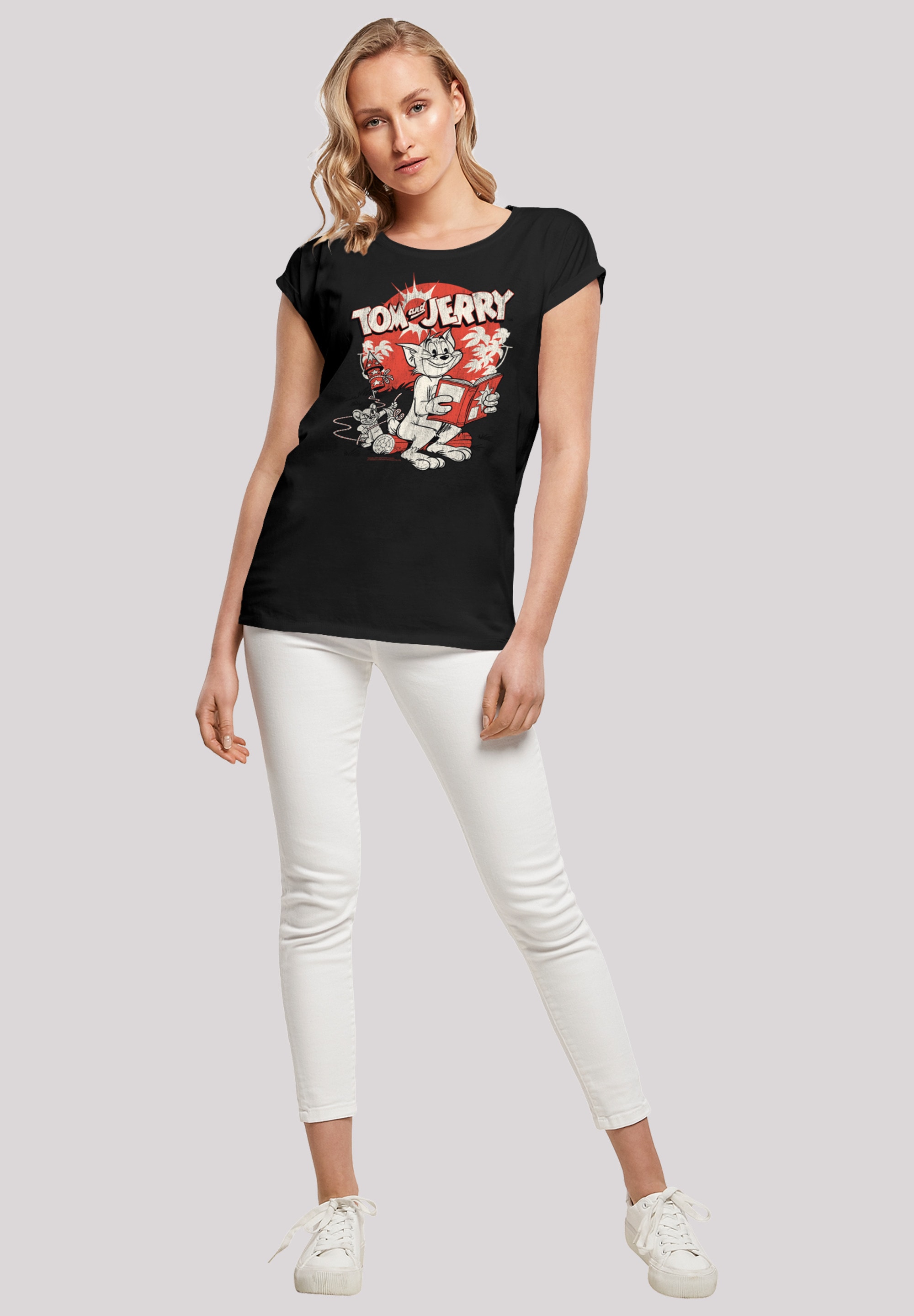 F4NT4STIC T-Shirt »Tom and Jerry TV Serie Rocket Prank«, Print