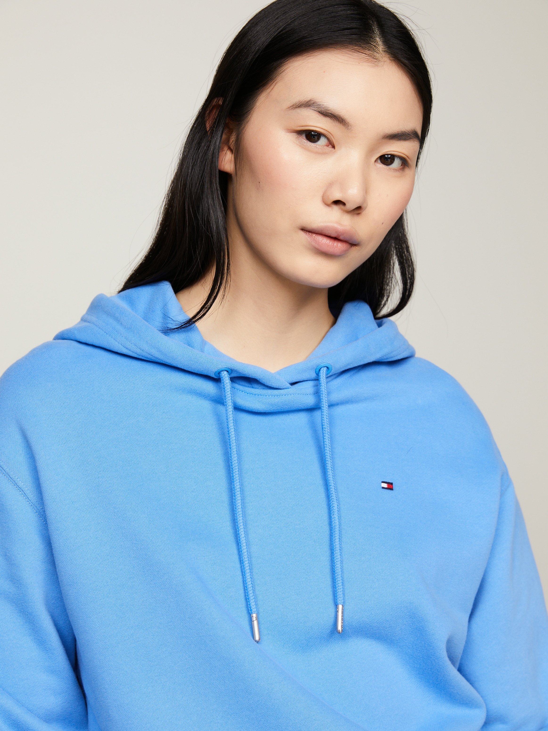 Tommy Hilfiger Kapuzensweatshirt "REG FLAG ON CHEST HOODIE", Kapuze mit Kor günstig online kaufen