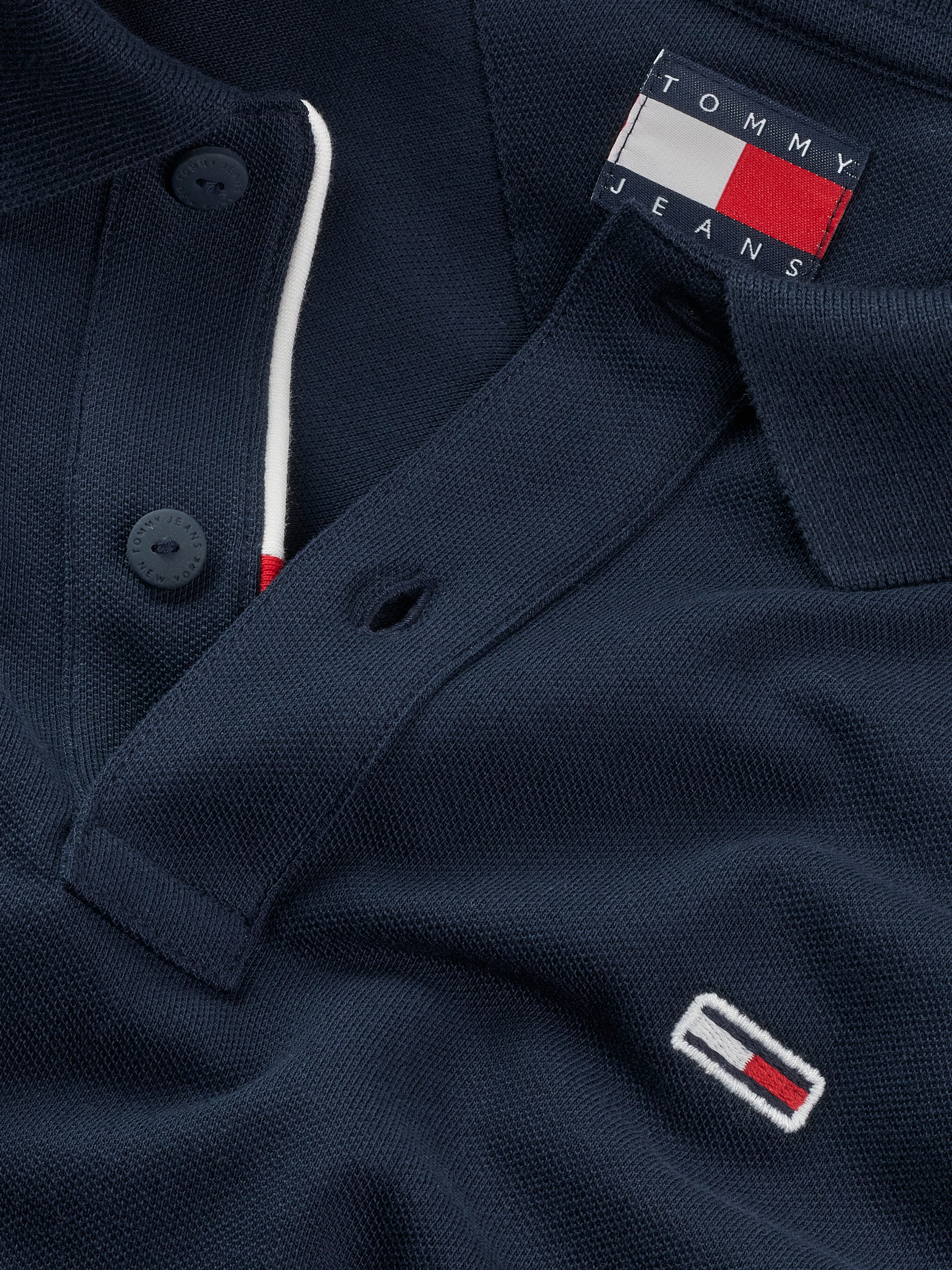 Tommy Jeans Poloshirt »TJM SLIM PLACKET POLO EXT«