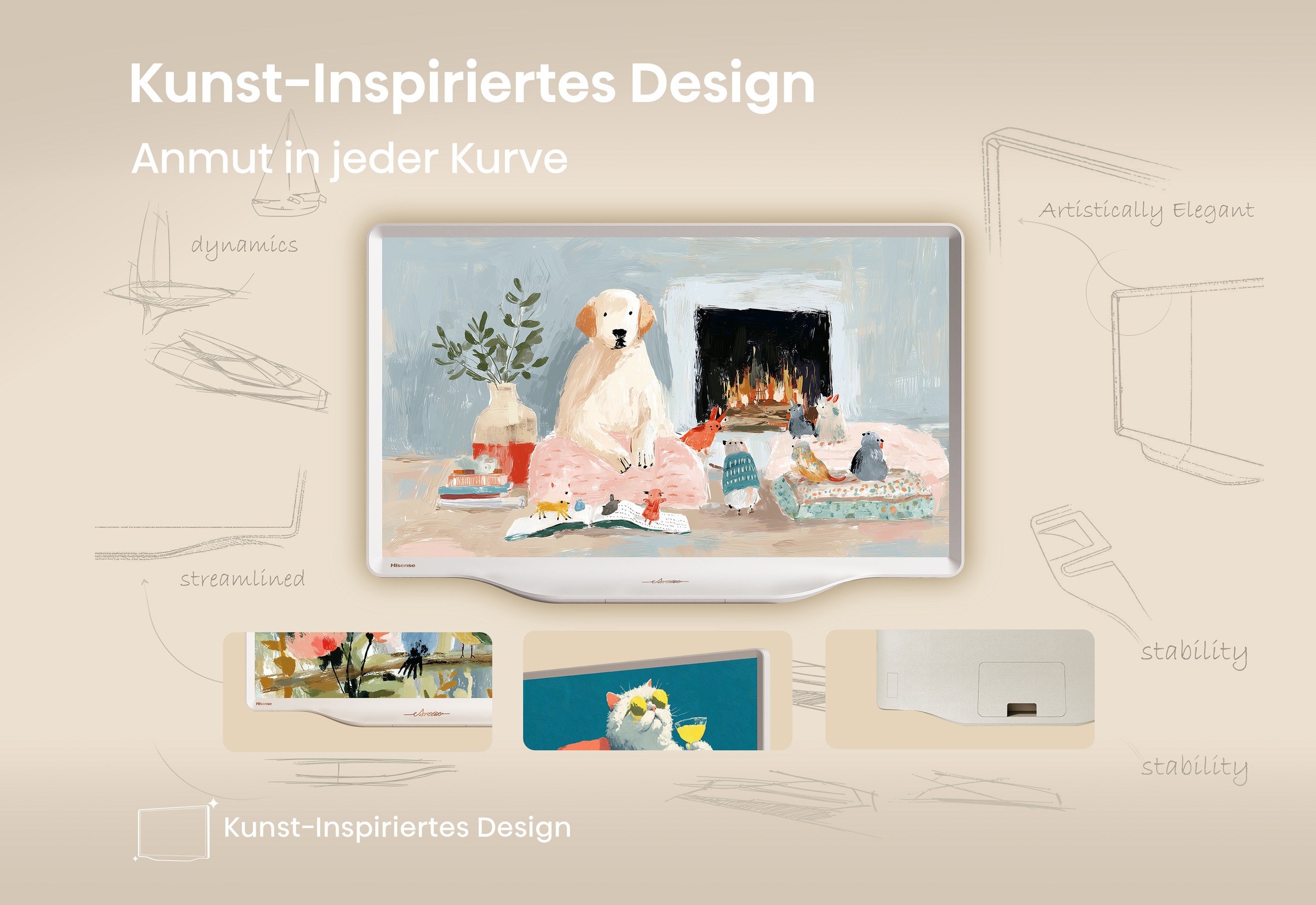 Hisense QLED-Fernseher »43S5DQ« 108 cm/43 ″ Smart-TV
