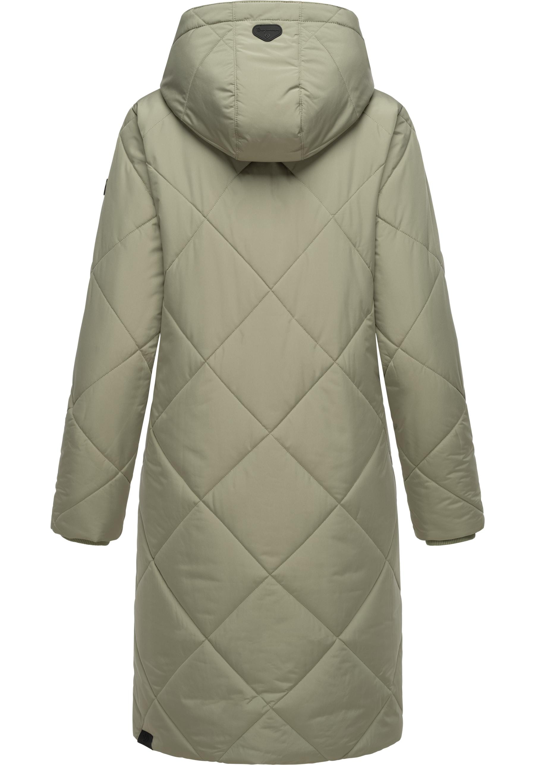 Ragwear Steppmantel »Rebela«, stylischer Winterparka mit abnehmbarer Kapuze