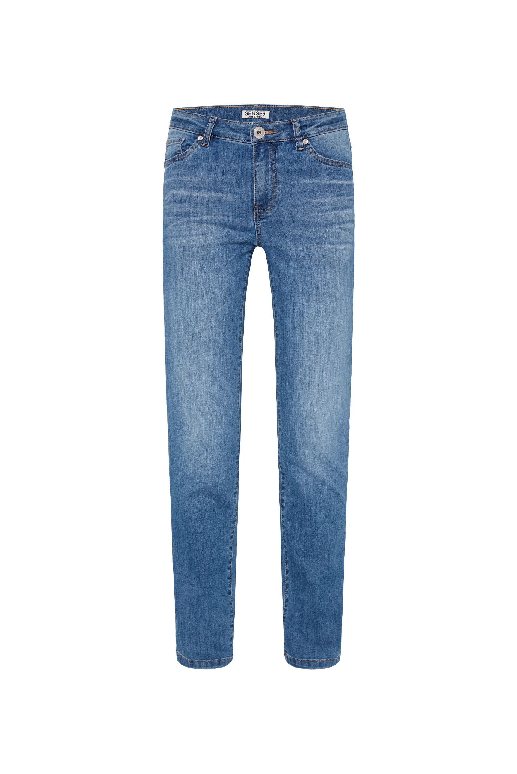 SENSES.THE LABEL Regular-fit-Jeans, mit verkürztem Bein