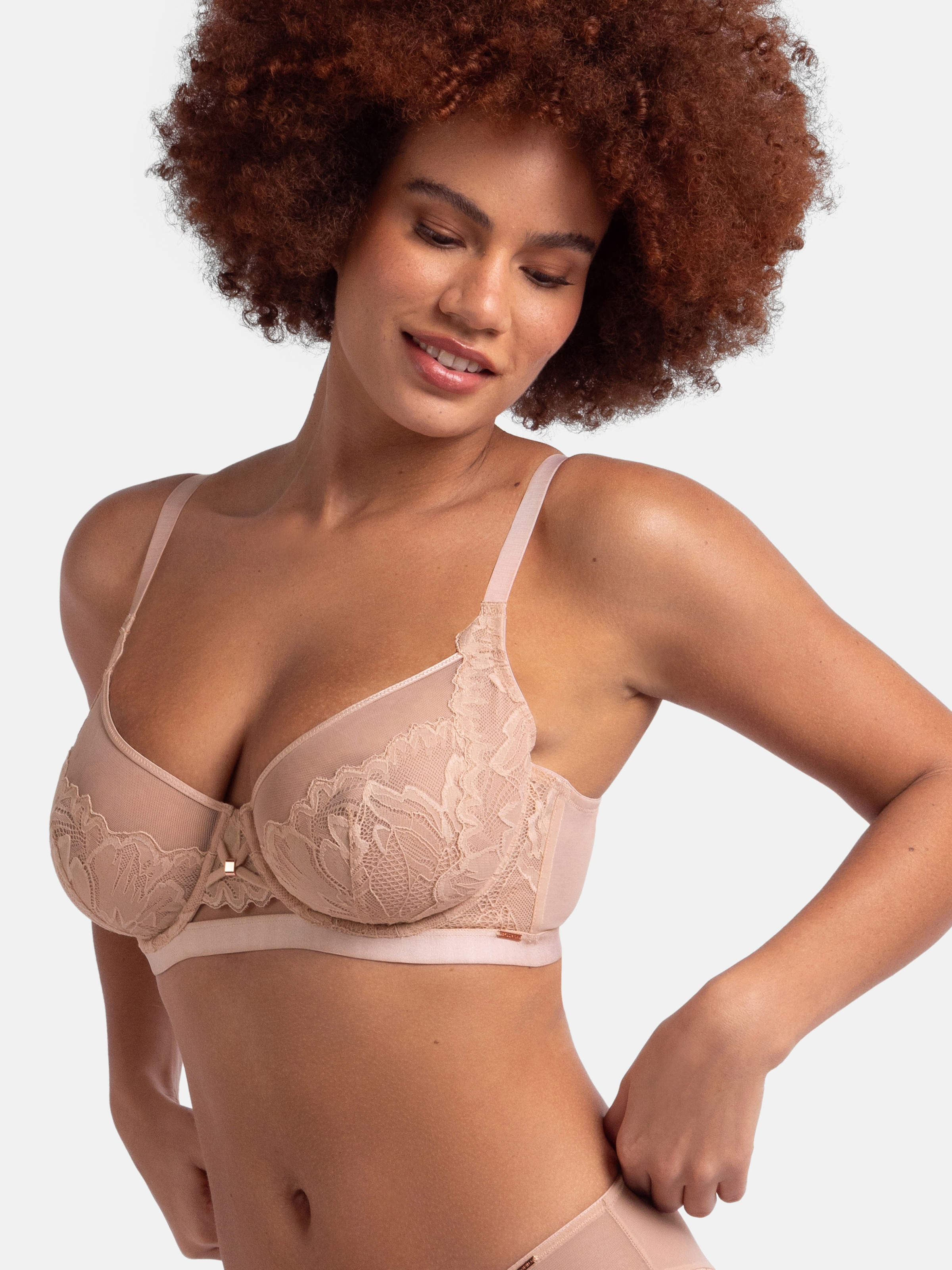 Thumbnail - Dorina Bügel-BH, 1 Stk. Curves mit feinem Spitzenbesatz