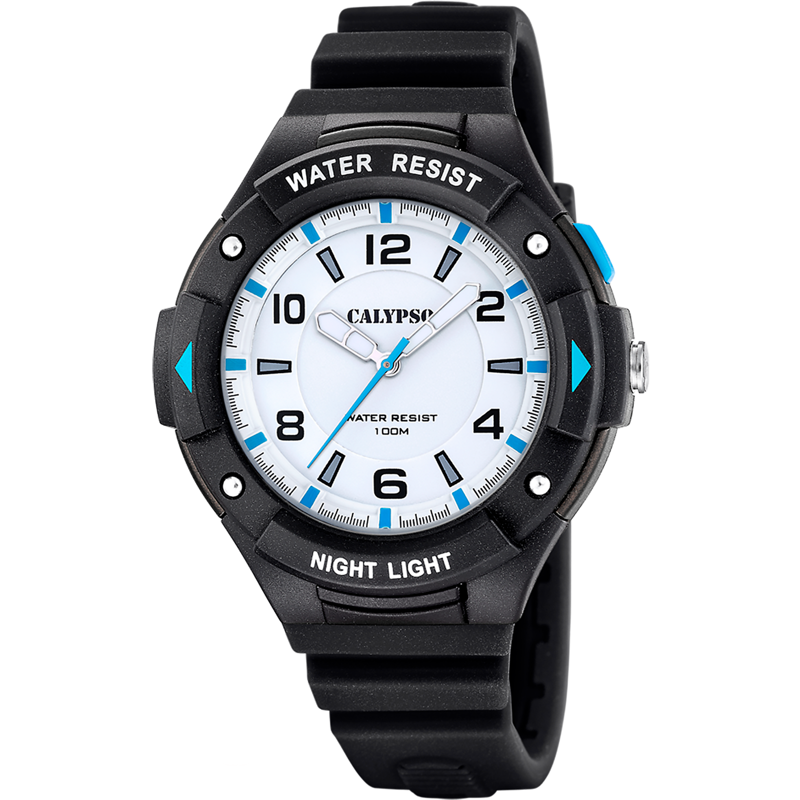 CALYPSO WATCHES Quarzuhr »Street Style« Armbanduhr, Herrenuhr, Silikonarmband, analog, Beleuchtung