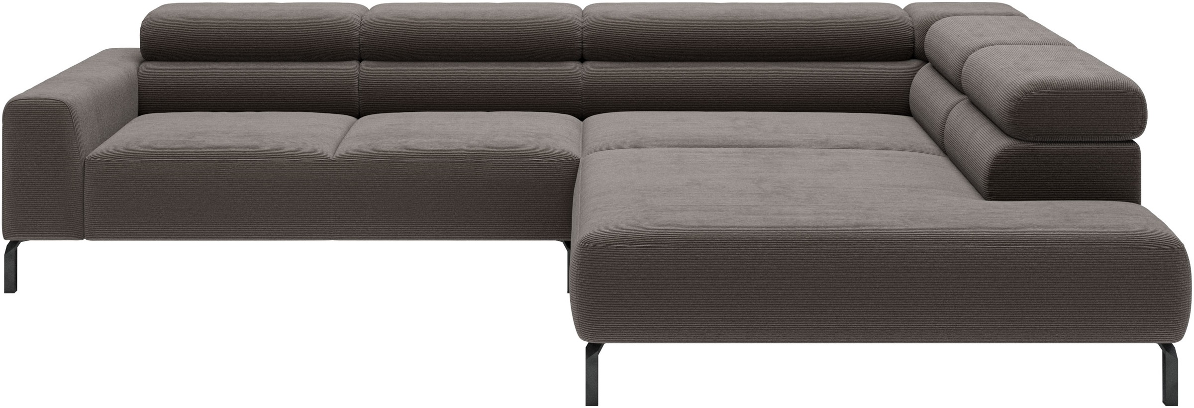 Home affaire Ecksofa "Antonelli, L-Form, incl. Kopfteilverstellung, Breite 312 cm" wahlweise elektrische Sitztiefenverstellung