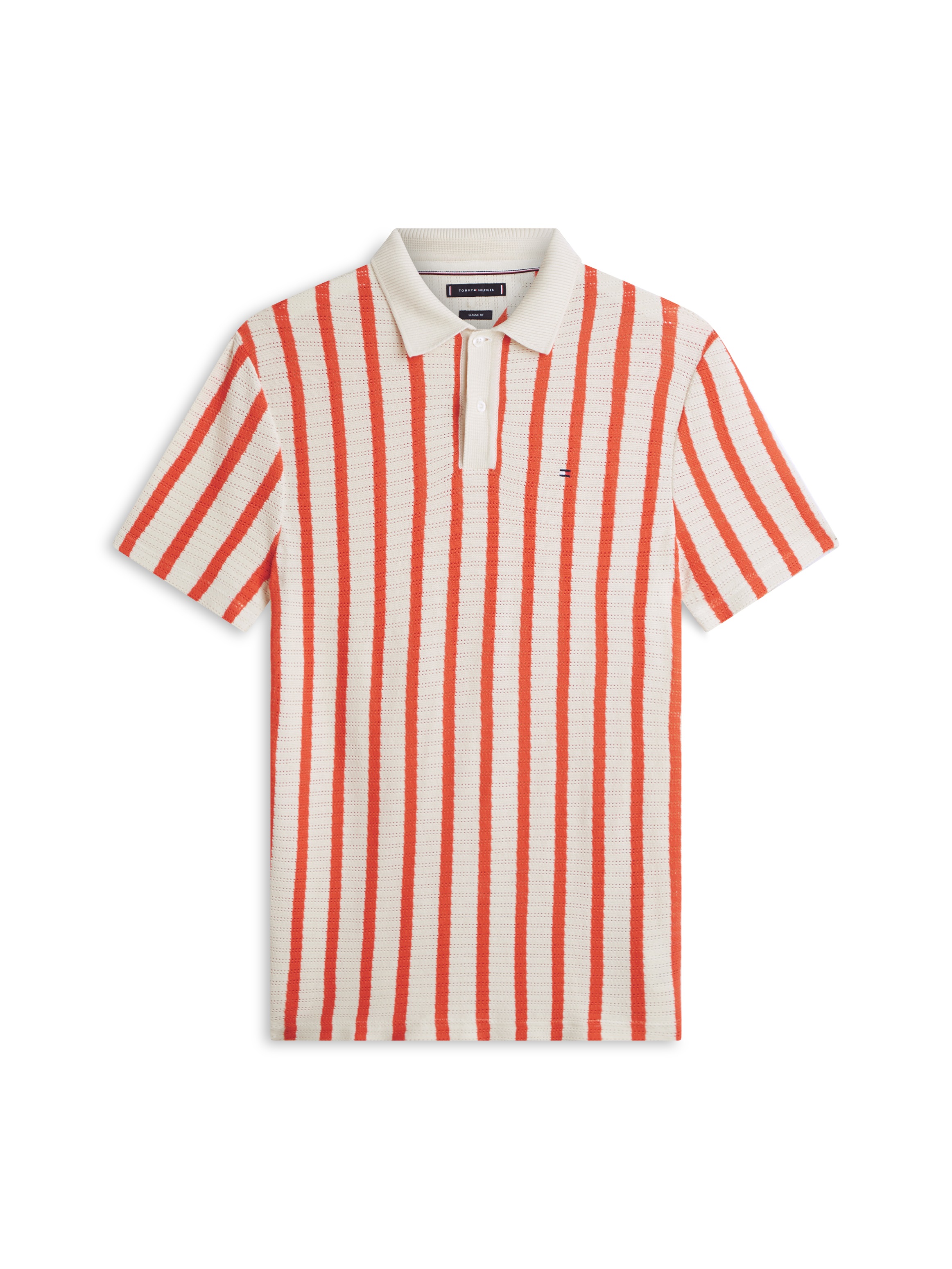 Tommy Hilfiger Poloshirt »OPEN KNIT RELAXED FIT POLO« aus Lochstrick, relaxed