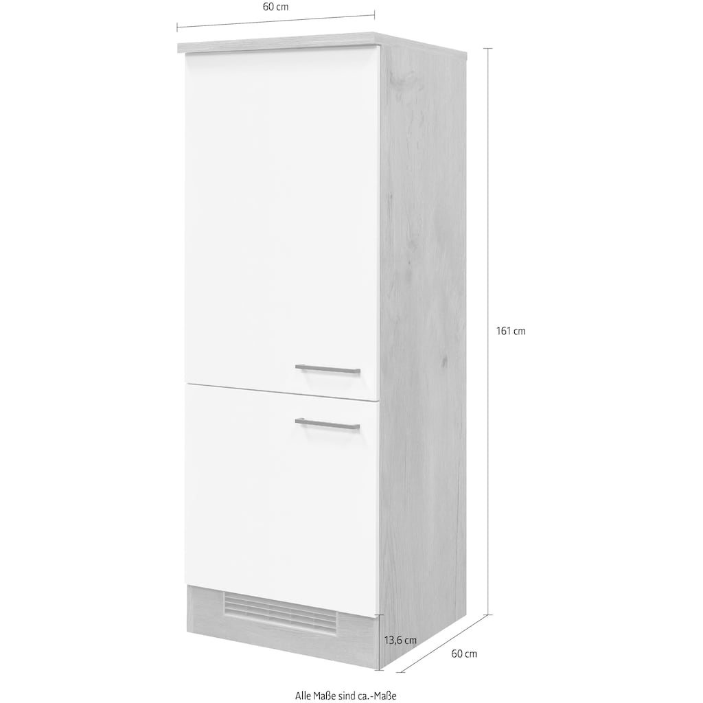 Flex-Well Küche »Vintea«, 60 cm breit, inklusive Kühlschrank
