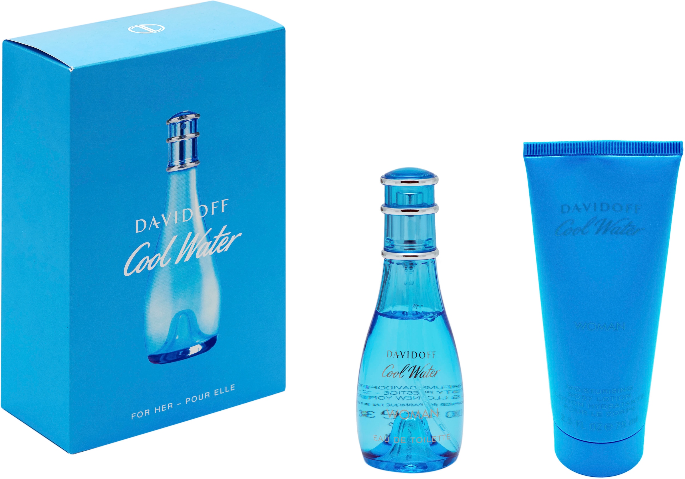 DAVIDOFF Duft-Set »Cool Water Woman«, (2 tlg.)