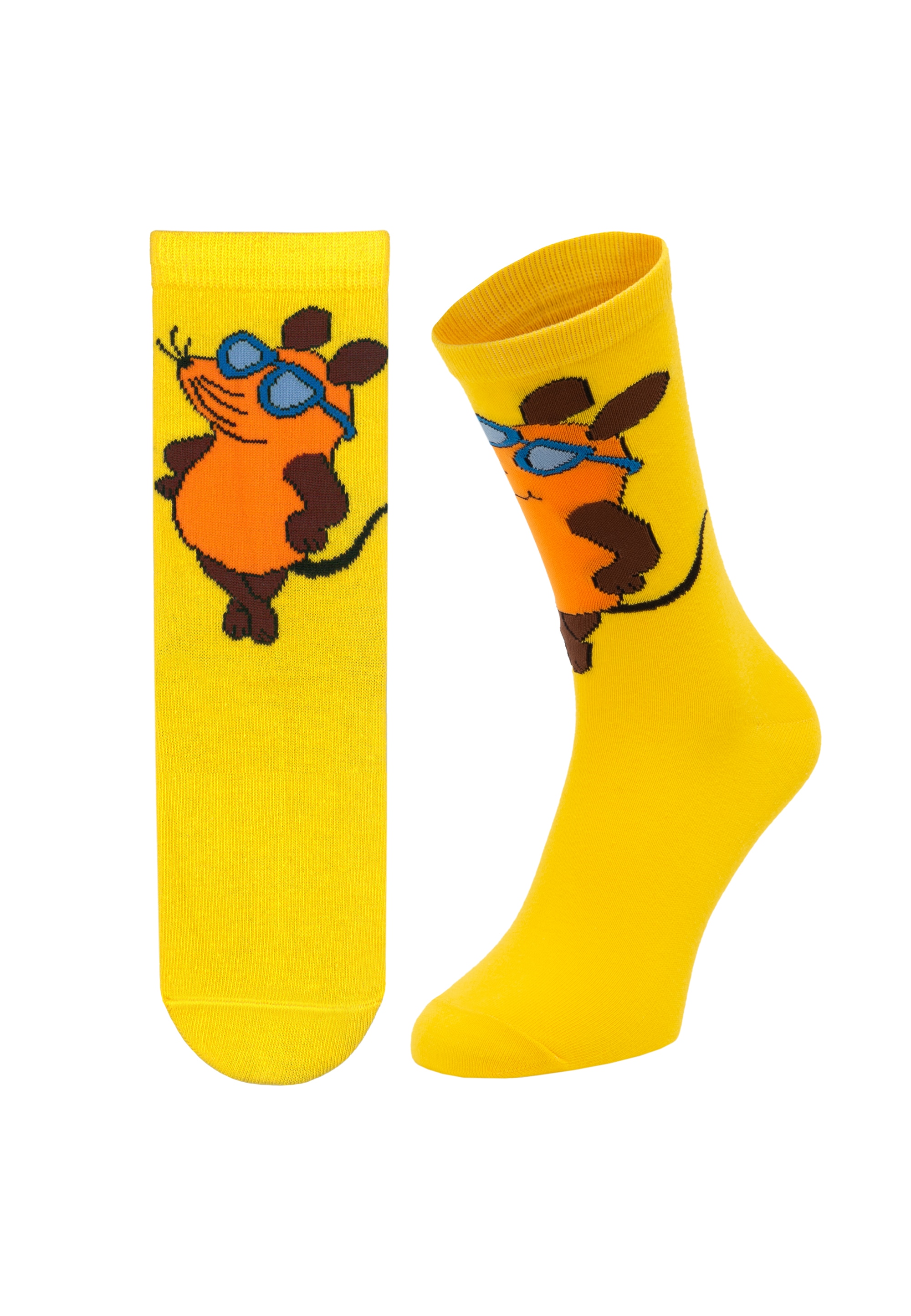 koaa Socken »Maus«, (3 Paar), 3er-Pack mit buntem Design