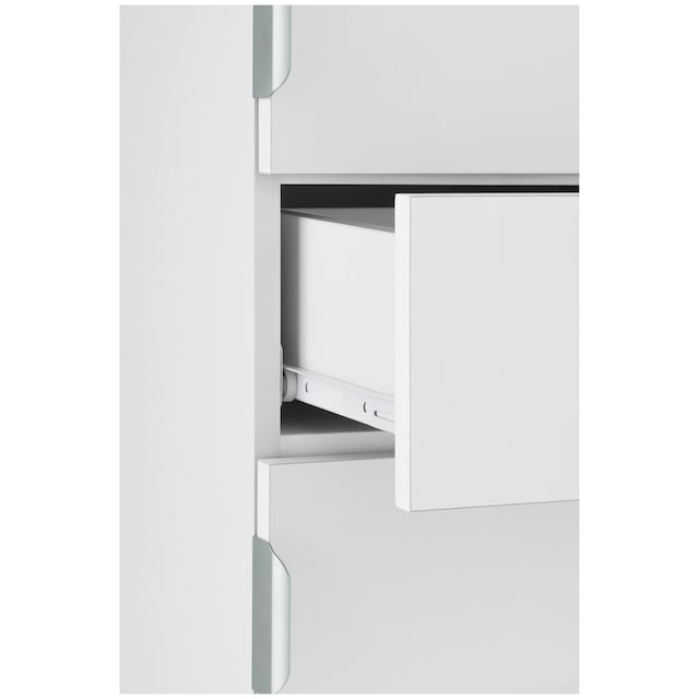 welltime Hochschrank »Lage, Badschrank, Badezimmerschrank, 38 cm breit«,  Pflegeleichte Oberfläche, viel Stauraum, FSC®-zertifiziert | BAUR