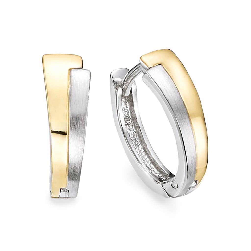 Bruno Banani Paar Creolen »Schmuck Geschenk Silber 925 Ohrschmuck Ohrringe Silber Gold«