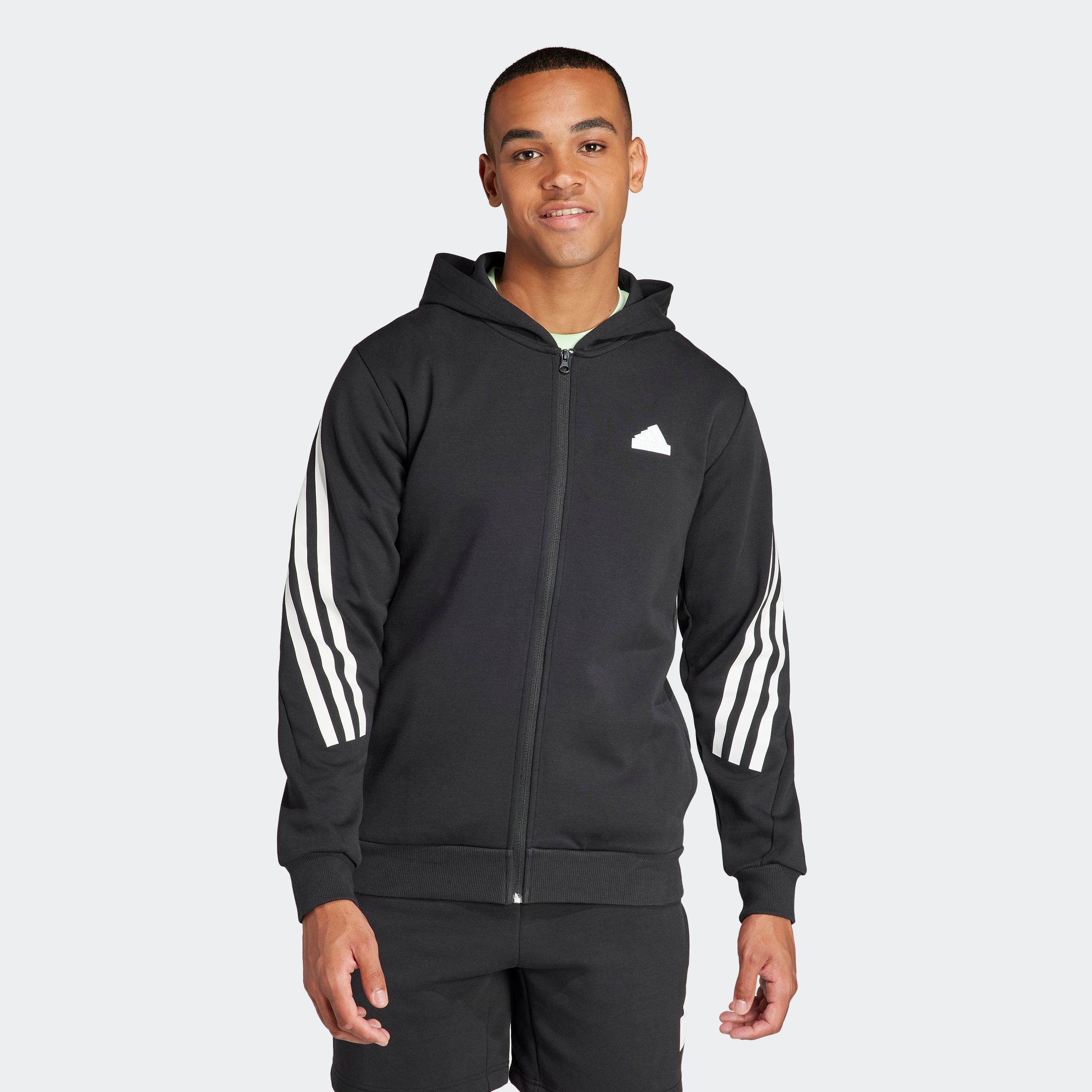 adidas Sportswear Kapuzensweatshirt "M FI 3S FZ" günstig online kaufen