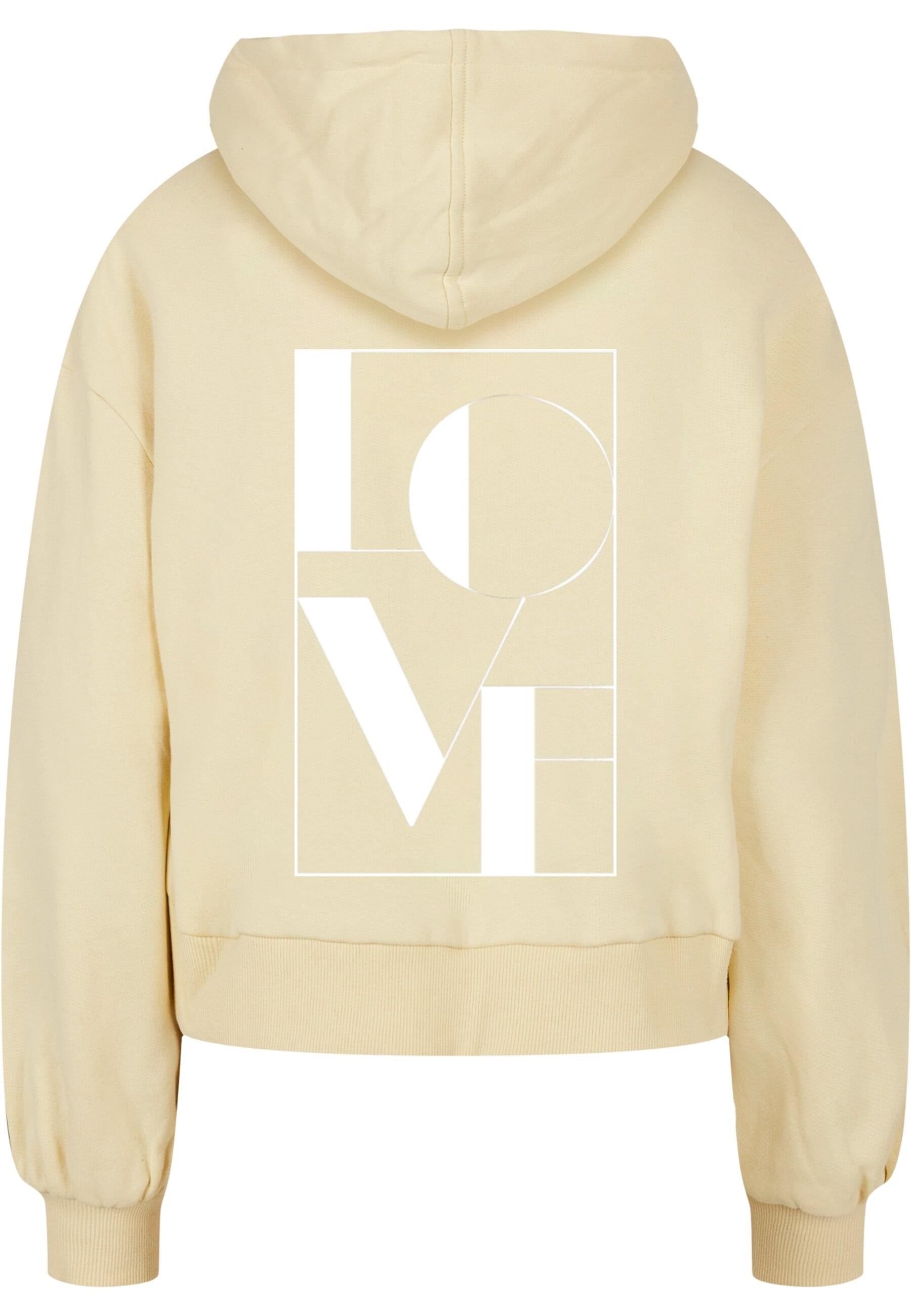 Merchcode Kapuzenpullover »Merchcode Damen Ladies Love Organic Oversized Hoody«, (1 tlg.)