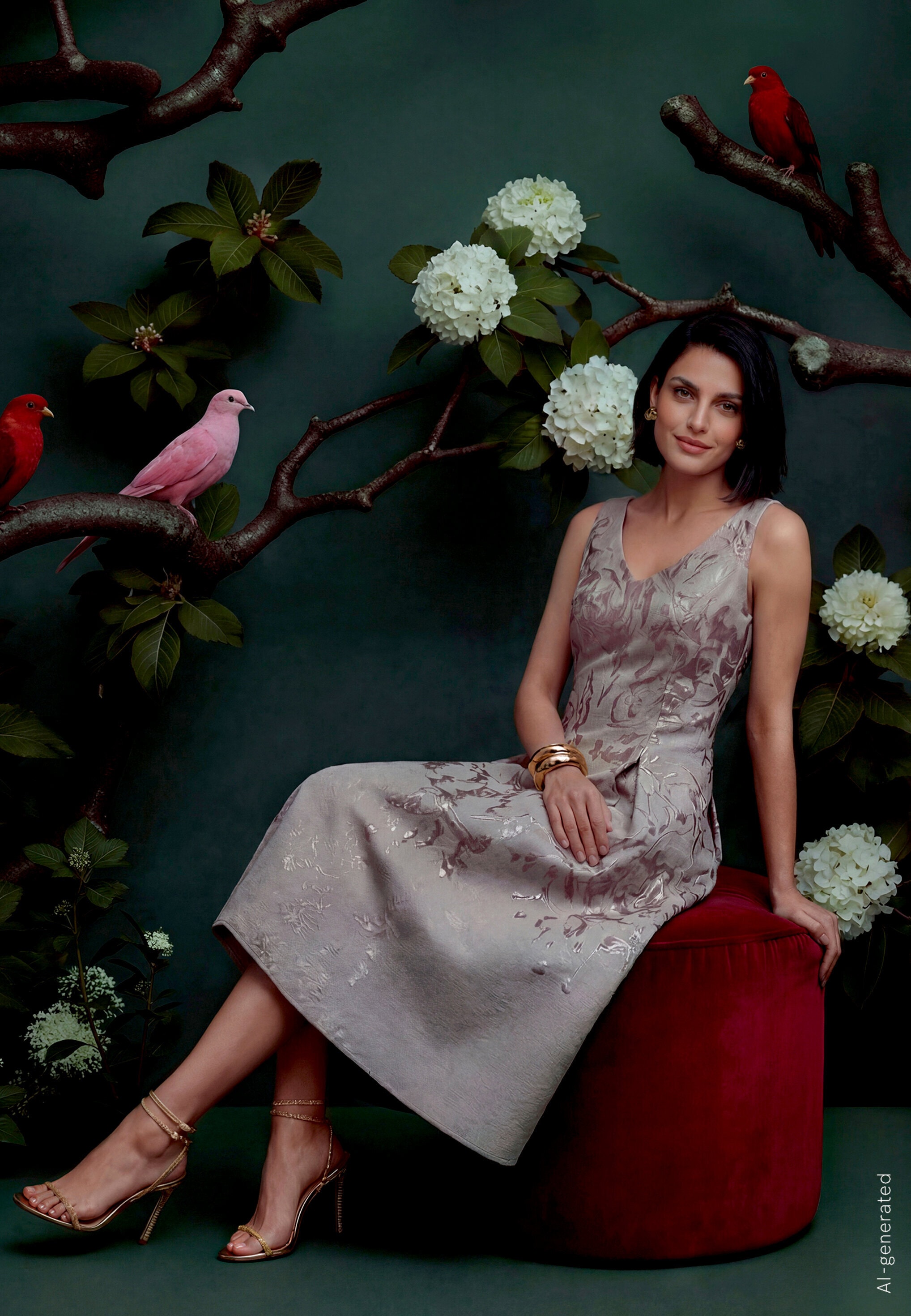 Vera Mont Cocktailkleid »Damen mit Kellerfalten« Nahttasche