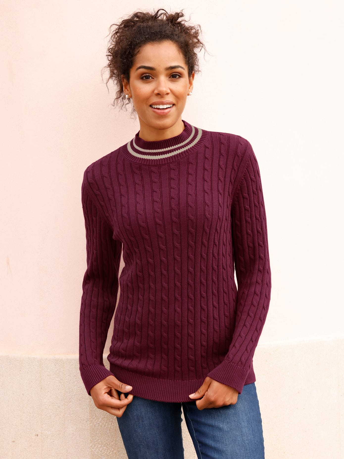 Classic Basics Stehkragenpullover "Stehkragen-Pullover"