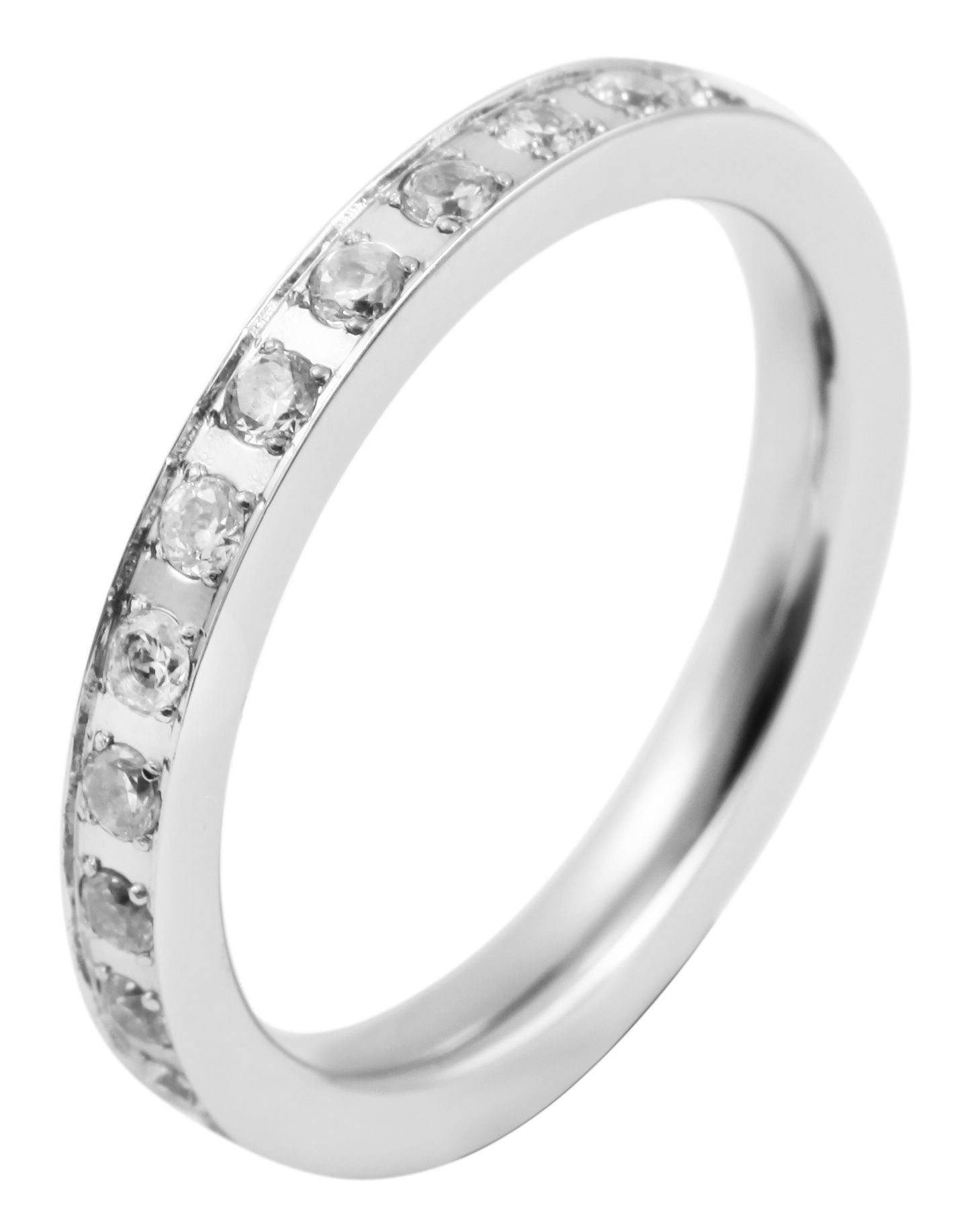 Adelia´s Fingerring »Damen Ring aus Edelstahl mit Strass Steinchen« Zum Verschenken an Menschen, die Ihnen am Herzen liegen