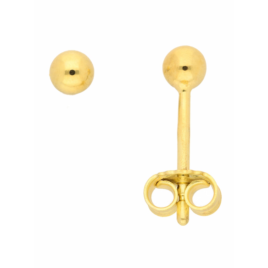 Adelia´s Paar Ohrhänger »333 Gold Ohrringe Ohrstecker Ø 3 mm«