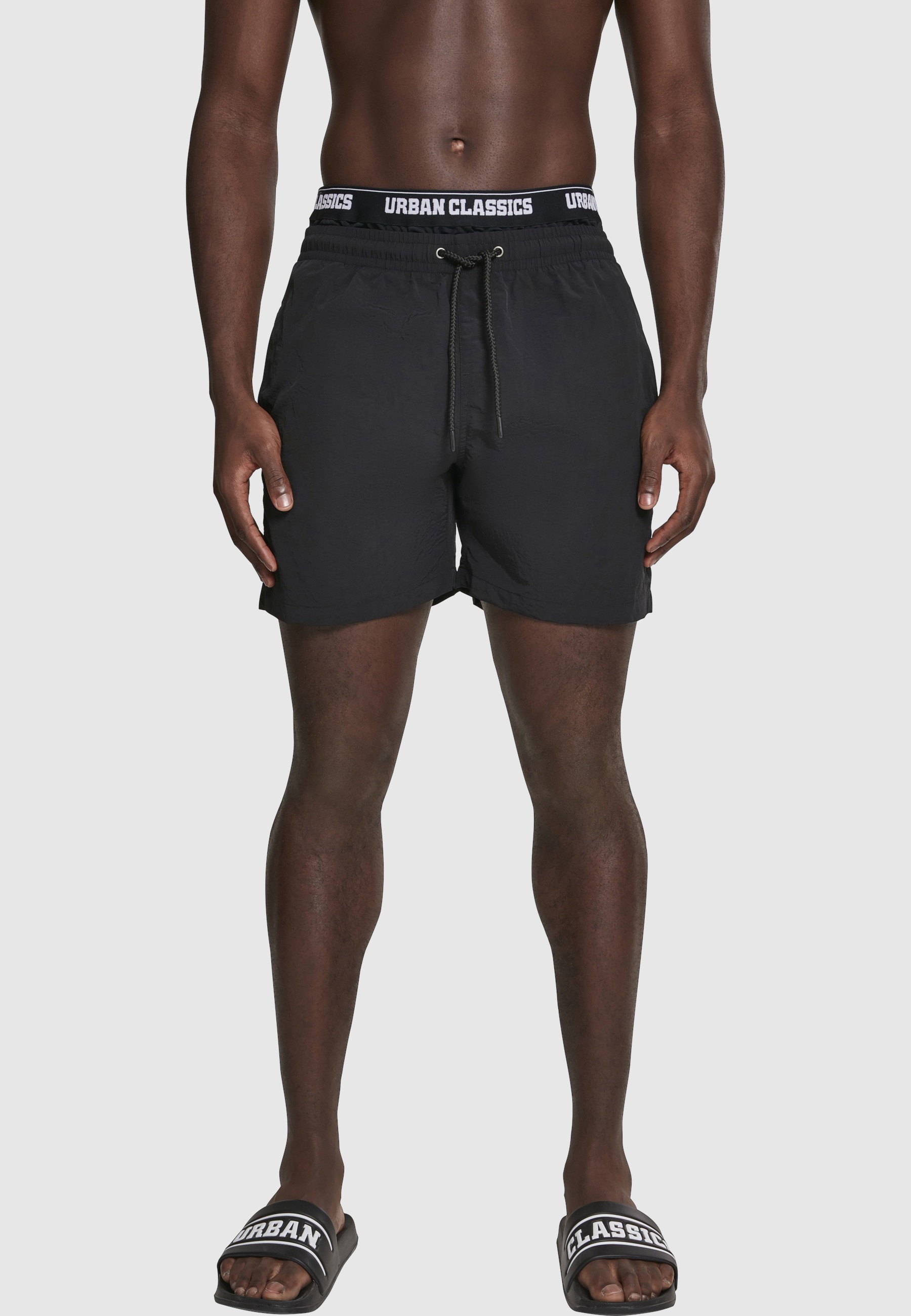 URBAN CLASSICS Badeshorts »Urban Classics Herren Two in One Swim Shorts«