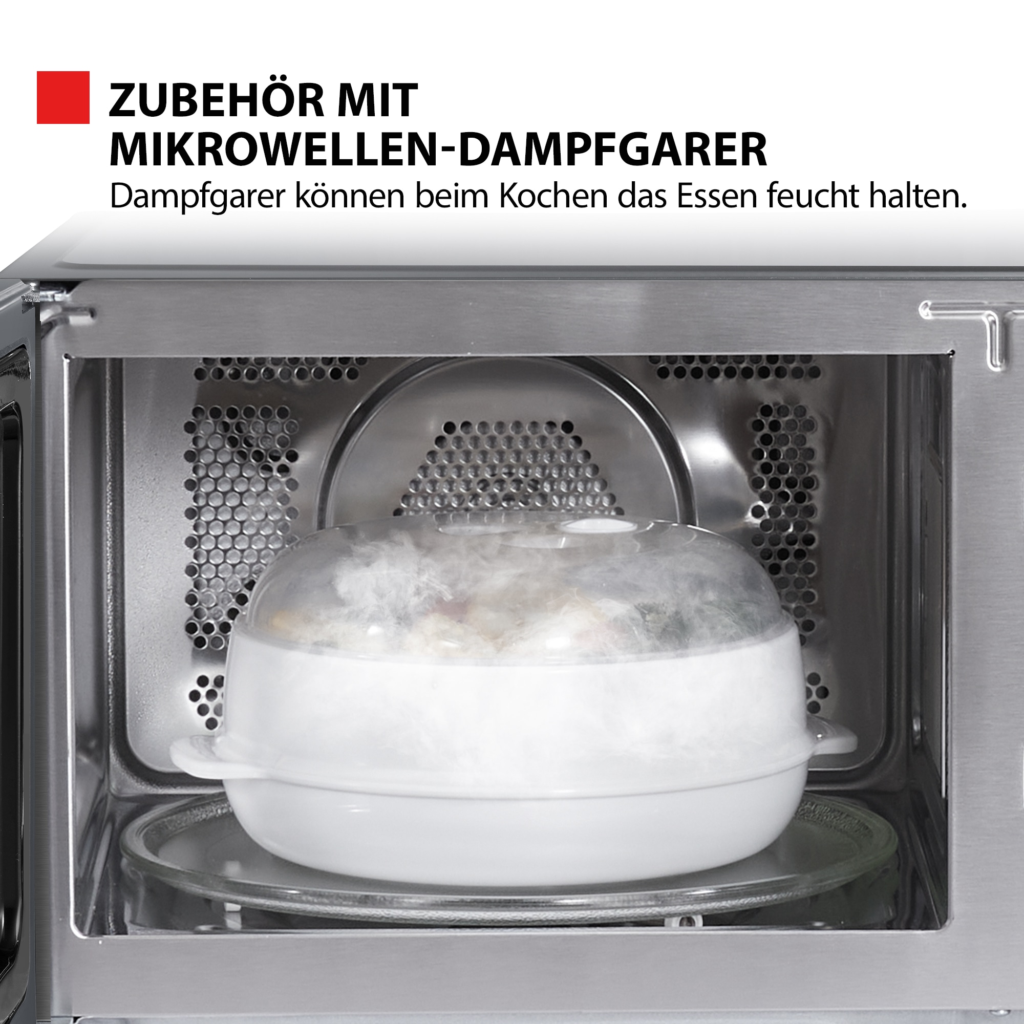 Toshiba Mikrowelle »MW3-AC26SFI(MG)«, Mikrowelle-Grill-Heißluft, 4-in-1 Kombi Mikrowelle mit Grill