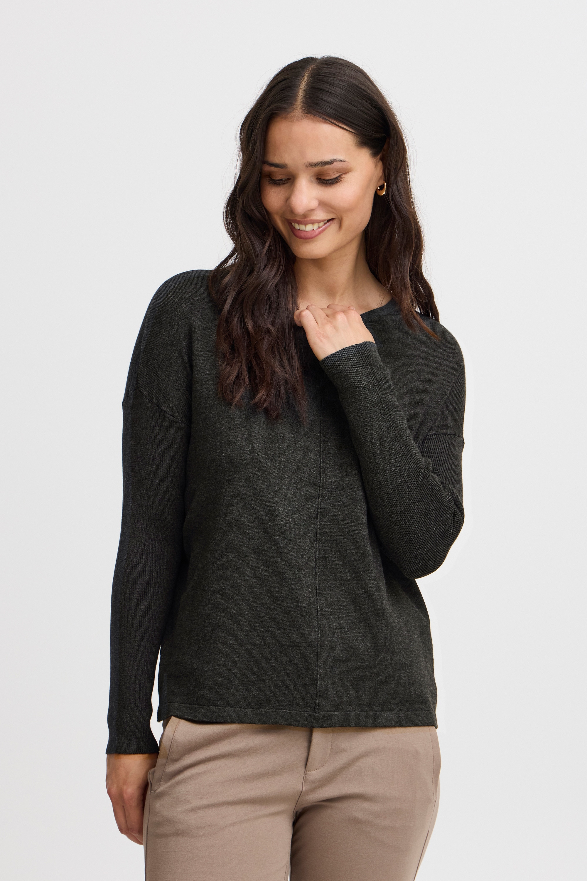 fransa Strickpullover »Strickpullover FRLISO PU 1«