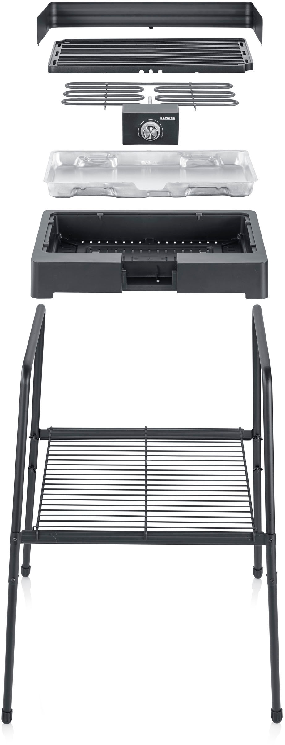 Severin Standgrill »PG 8568«, 2200 W, Elektrogrill mit Grillplatte