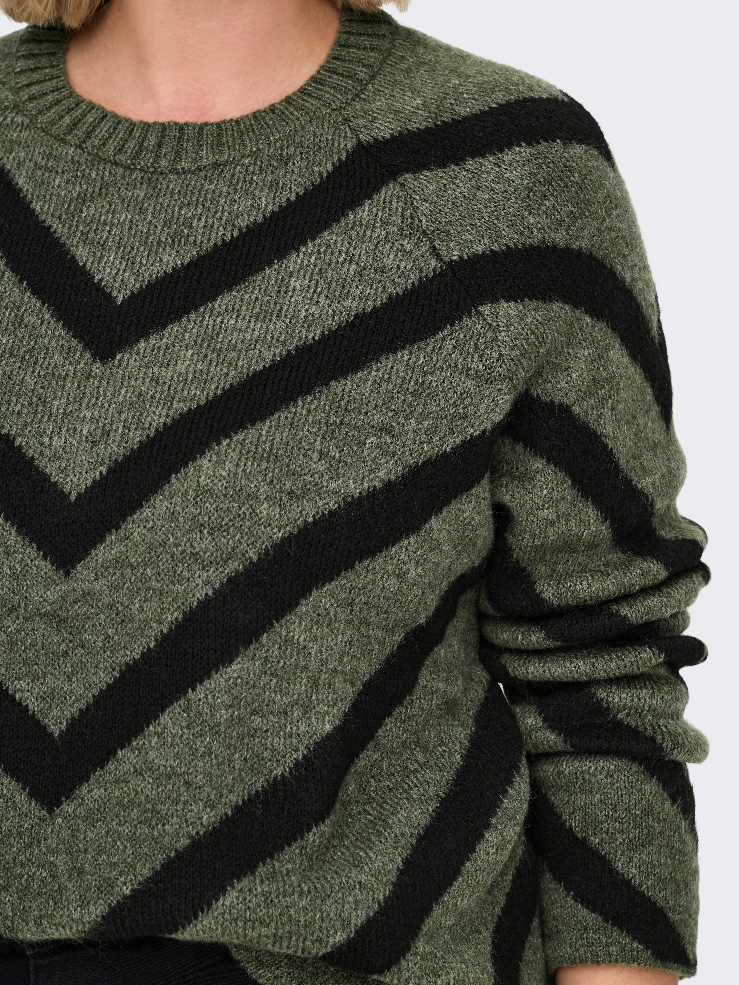 ONLY CARMAKOMA Strickpullover »CARELIZA L/S PULLOVER KNT NOOS«