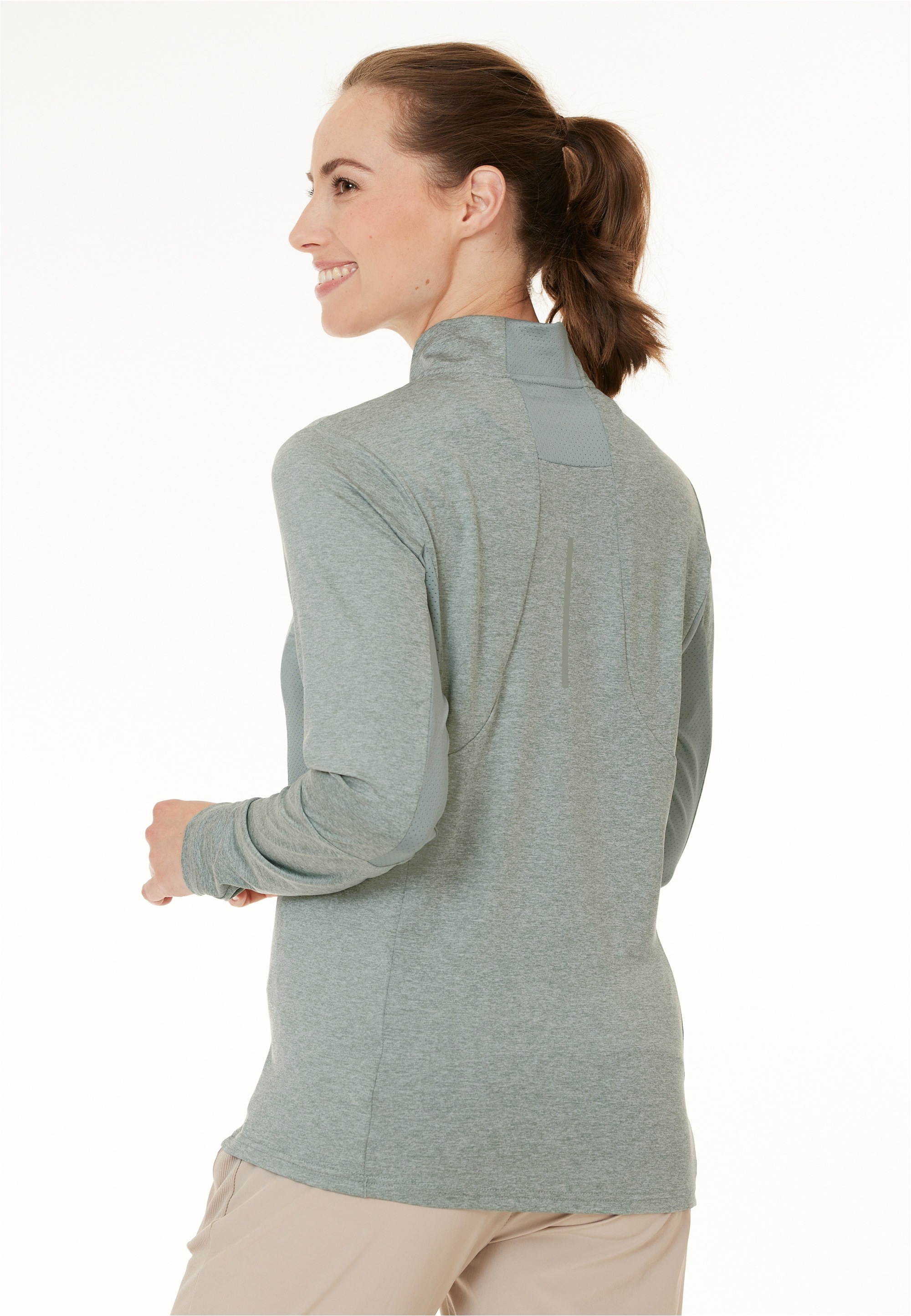 ENDURANCE Langarmshirt »JOCEE W Midlayer«, (1 tlg.), mit reflektierenden Details