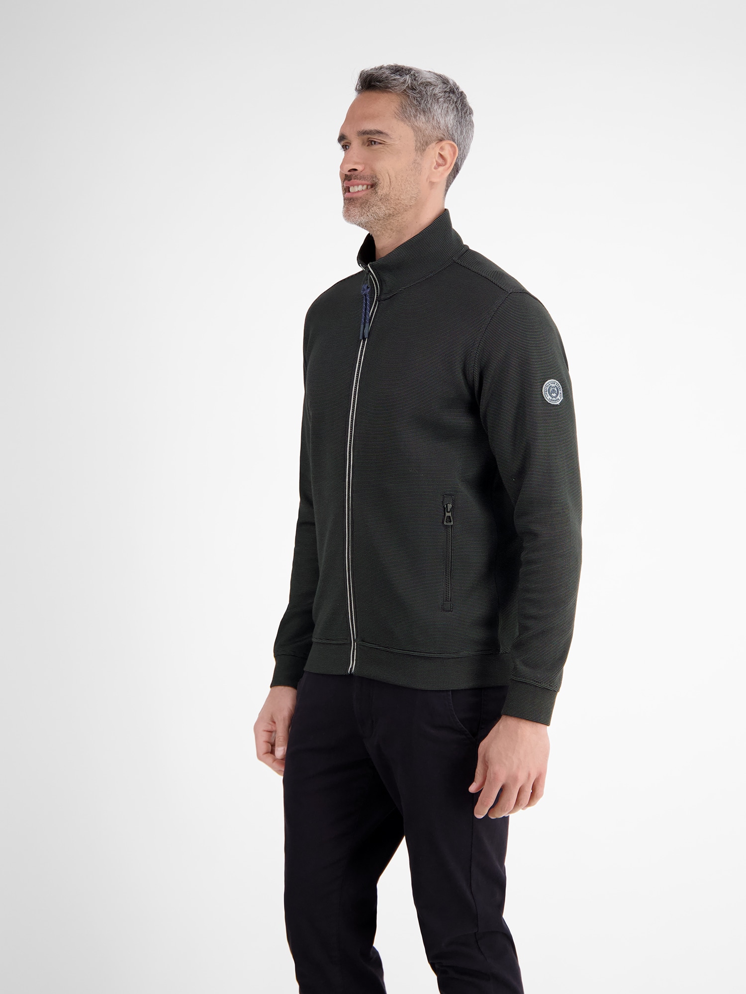 LERROS Sweatjacke »LERROS Sweatjacke in weicher Strukturqualität«