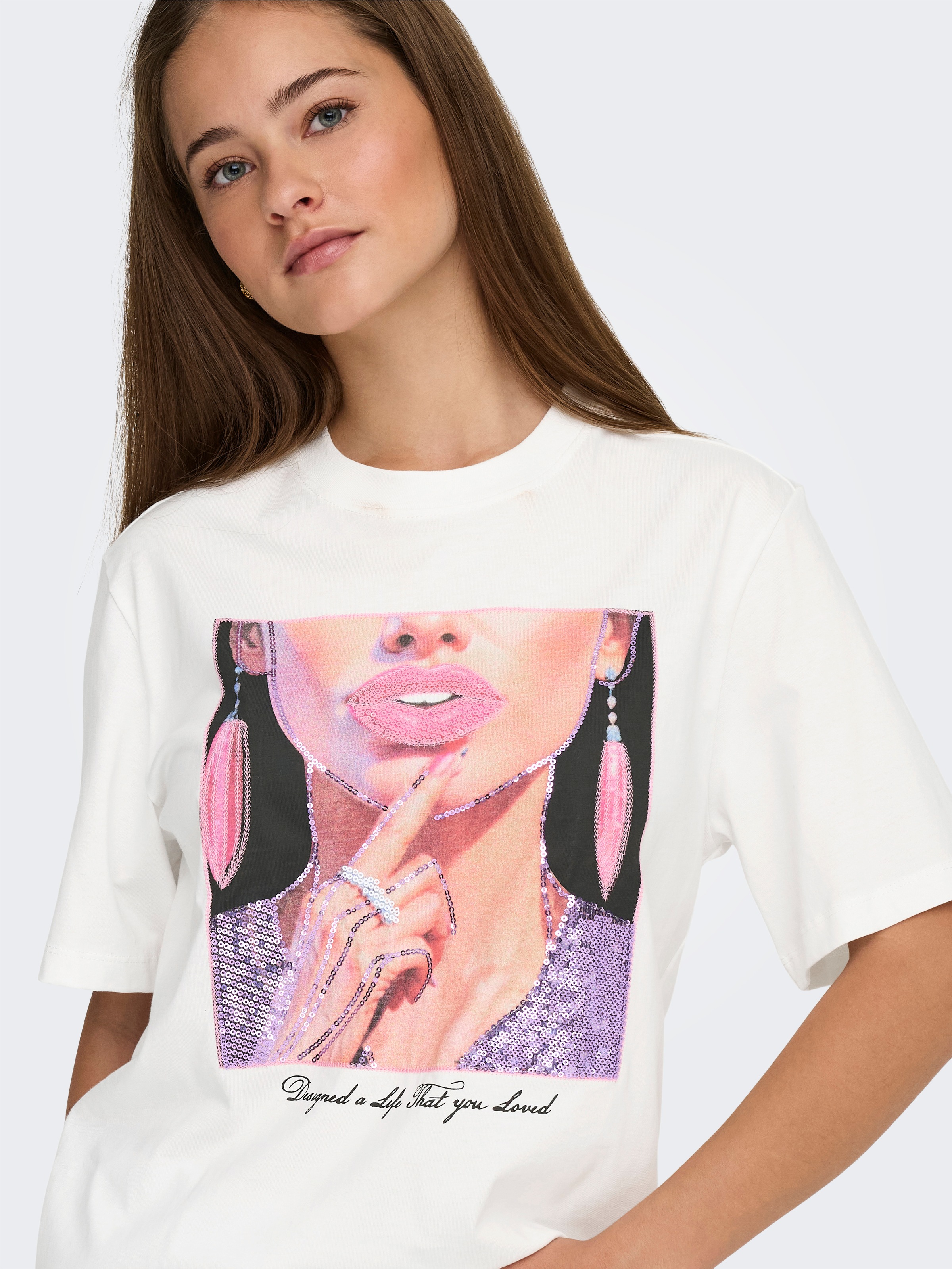 ONLY Kurzarmshirt "ONLSIFF S/S TOP BOX JRS" günstig online kaufen