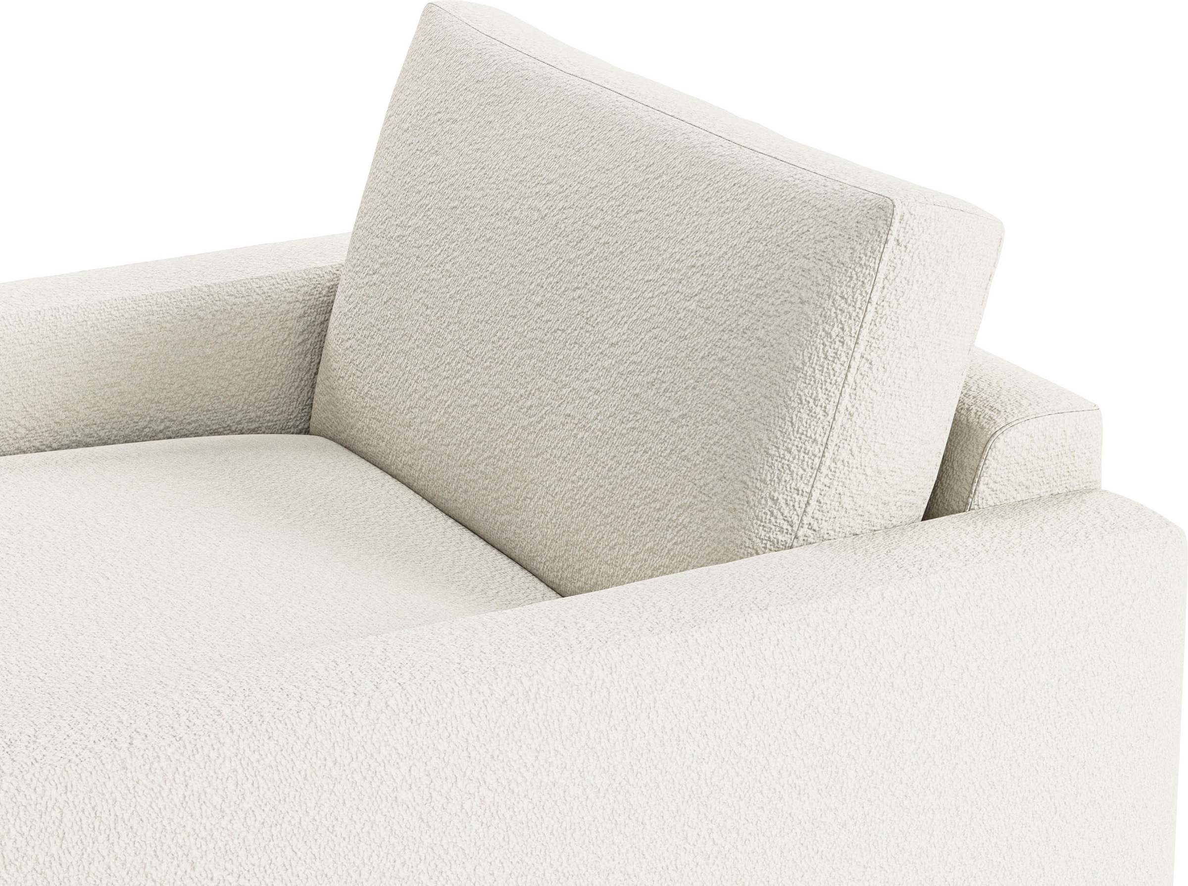 INOSIGN Chaiselongue »Downtown Loungemöbel zum Relaxen, B/T/H: 132/170/84 cm«, auch in Bouclé, Cord und Easy care - leicht mir Wasser zu reinigen