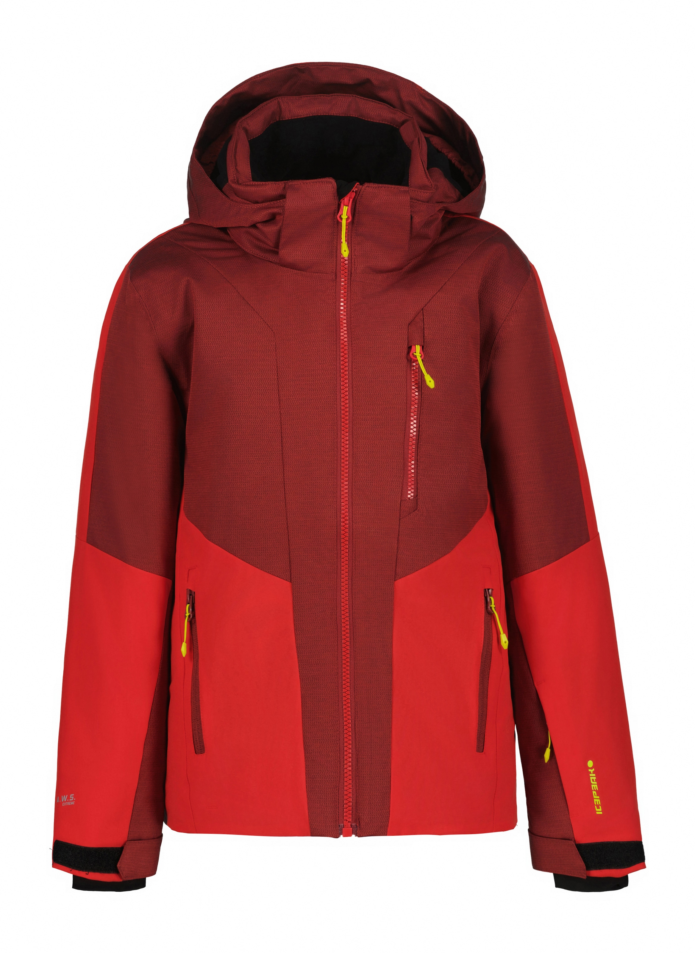 Icepeak Skijacke "K SKIJACKE LANGDON", mit Kapuze, mit dezenten Logoschriftzügen