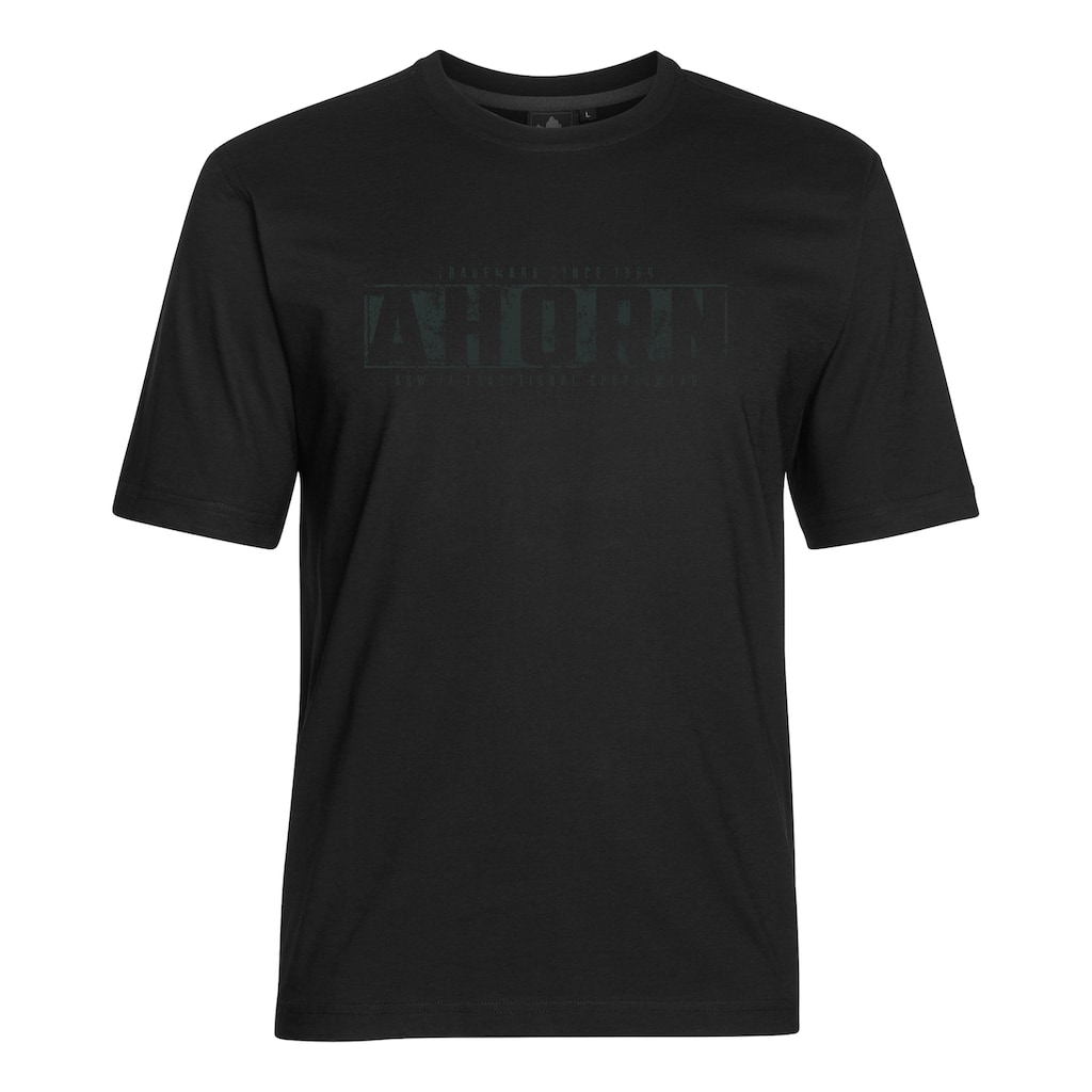 AHORN SPORTSWEAR T-Shirt »TRADITIONAL_vulcan grey« mit modischem Frontprint
