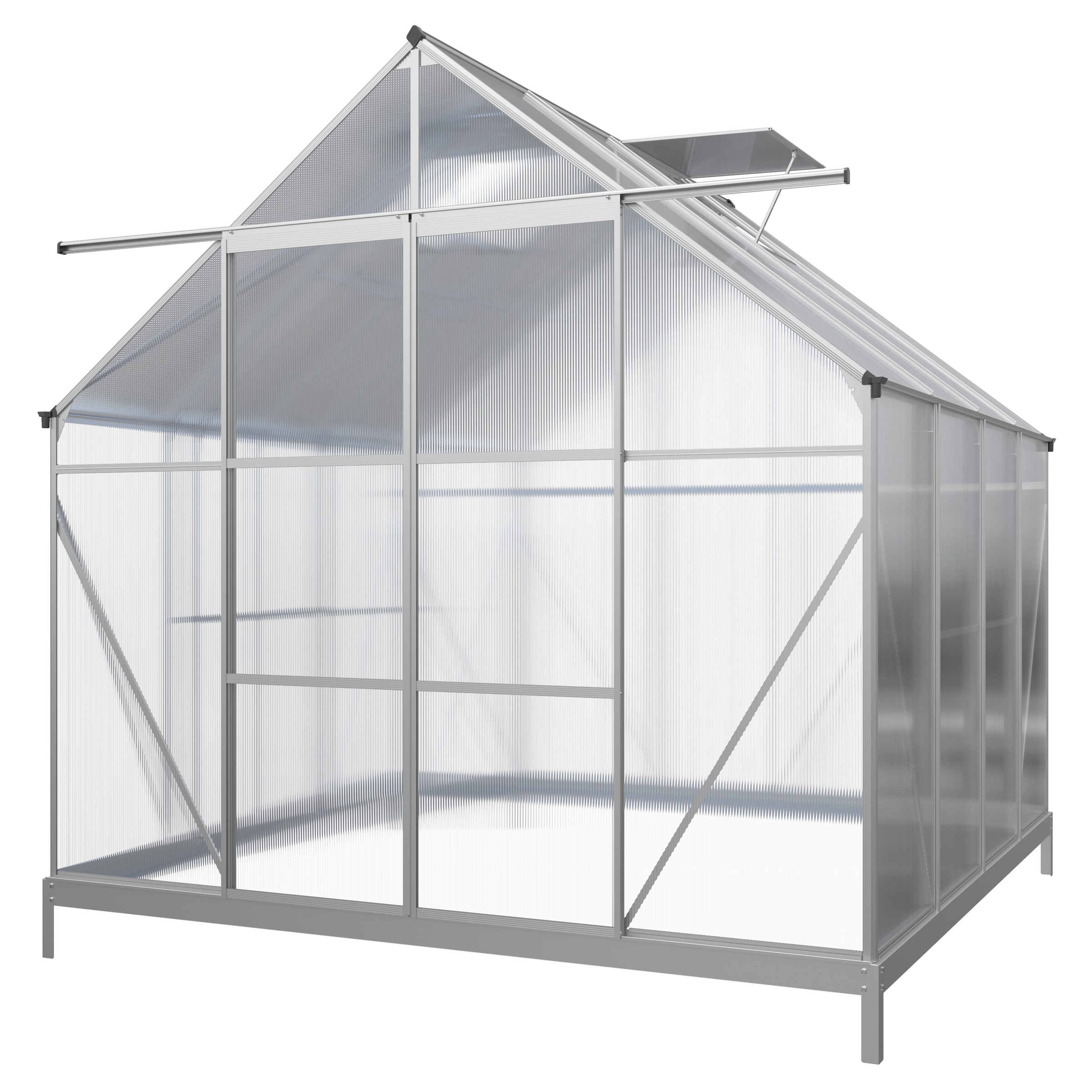 Thumbnail - KONIFERA Gewächshaus "Valencia" mit Fundamentrahmen